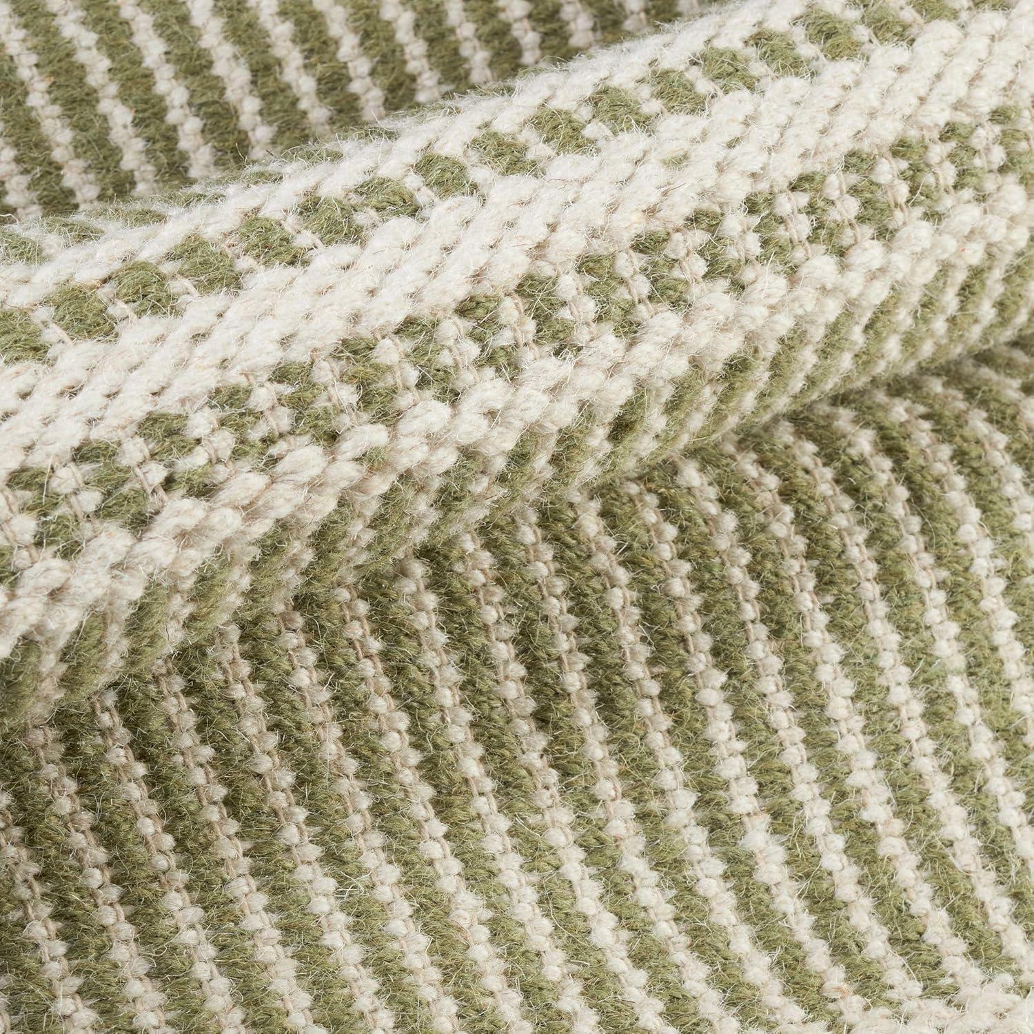 Malta Sage Handwoven Wool Rug