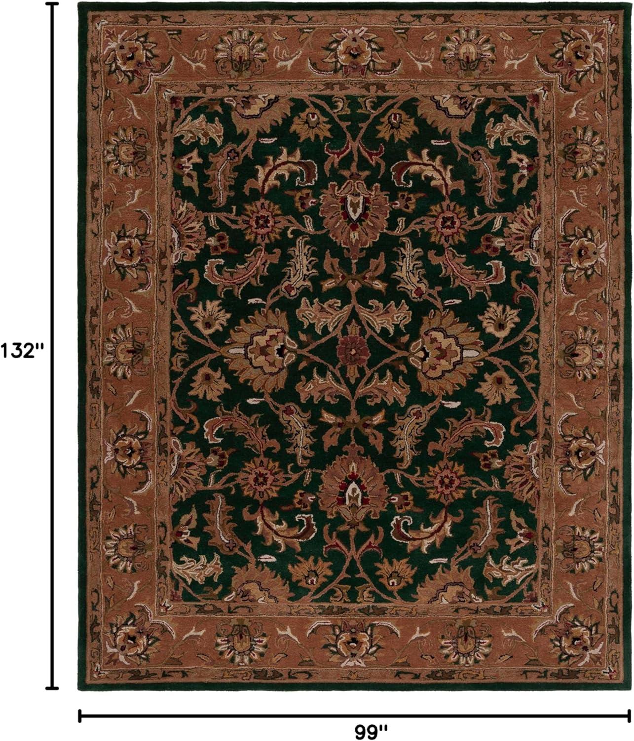 Heritage HG628 Hand Tufted Area Rug - Black/Beige - 8'3"x11' - Safavieh.