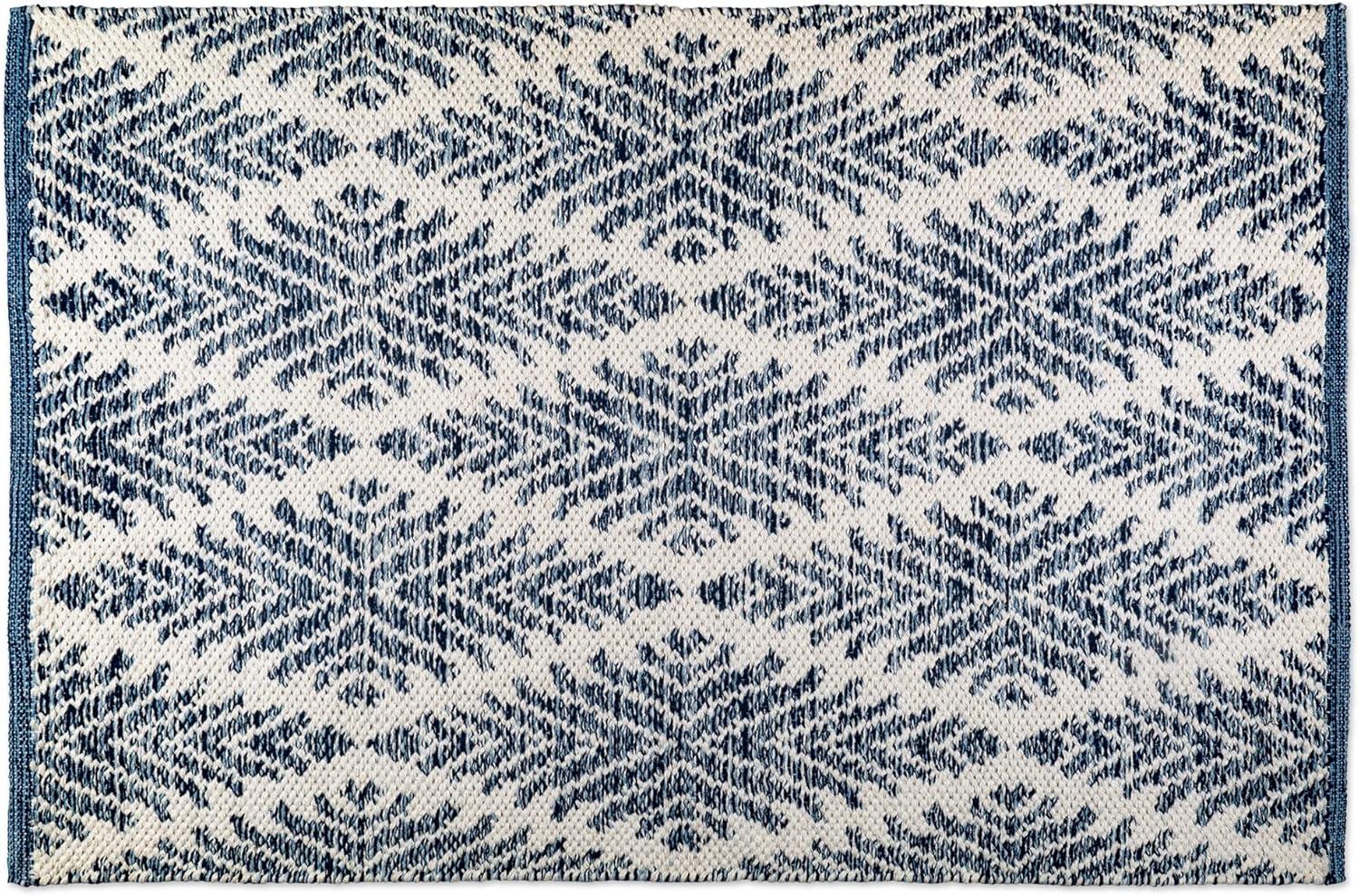 Design Imports Reflections Motif - Blue Marquee Diamond - 2 X 3 Ft