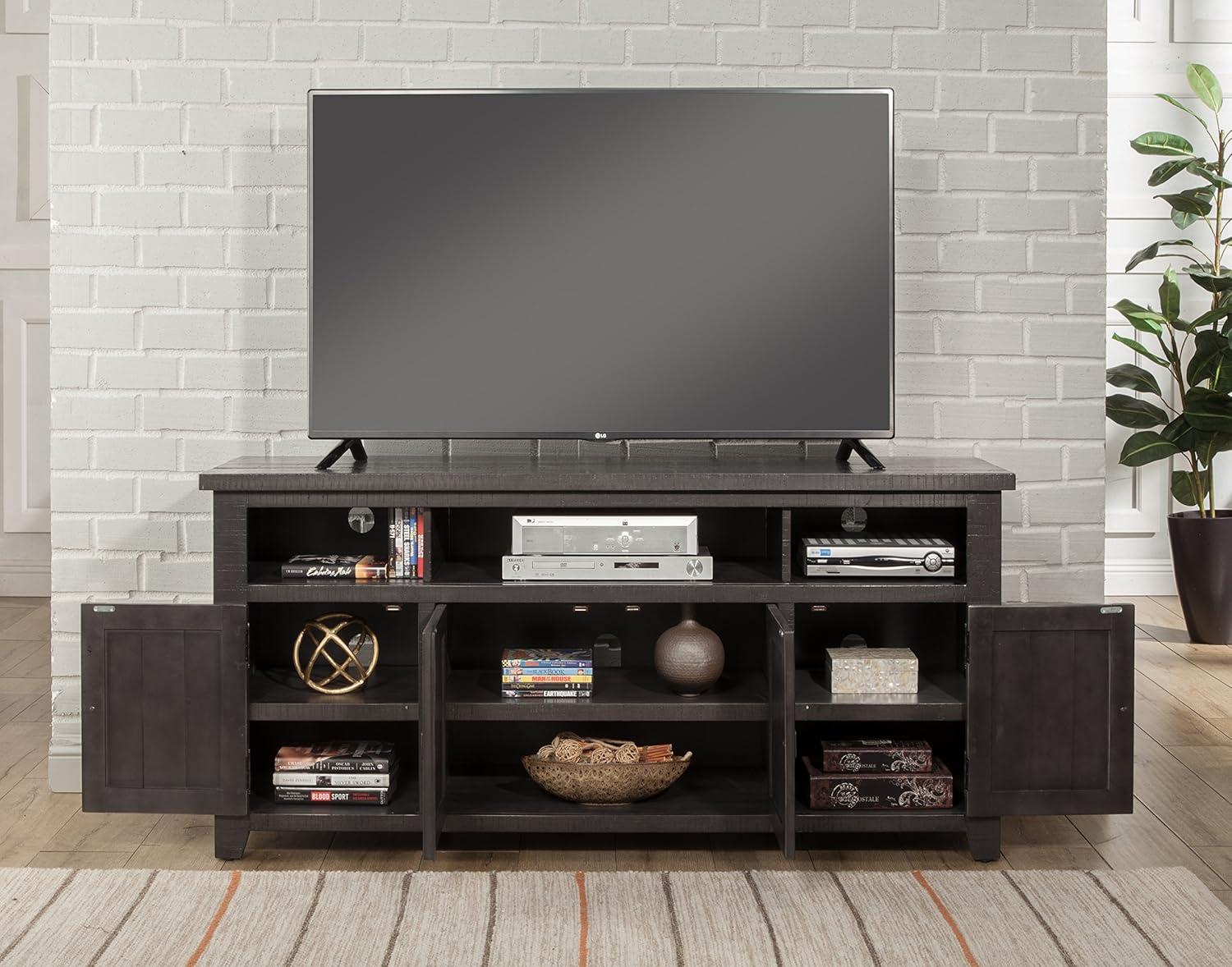 Martin Svensson Home West Mill 65" Solid Wood TV Stand Gray