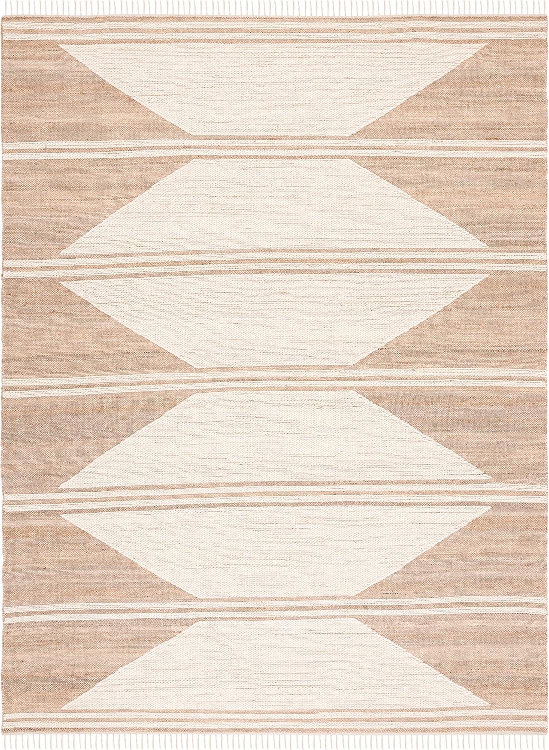 SAFAVIEH Kilim KLM451A Handwoven Natural / Ivory Rug