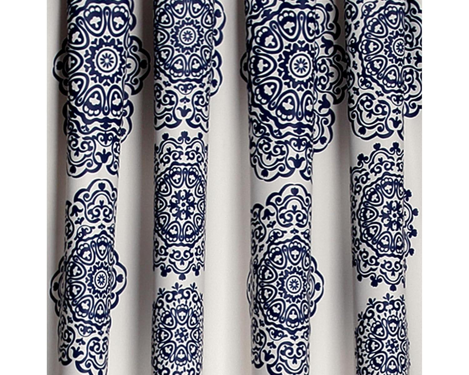 Lush Decor Synthetic Semi Sheer Sliding Panel Pair (Set of 2)