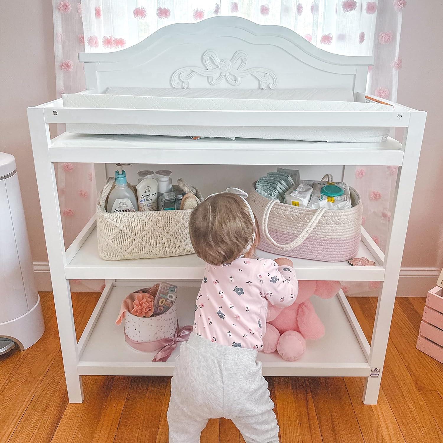 Sweetpea Baby Jasmine Changing Table in White