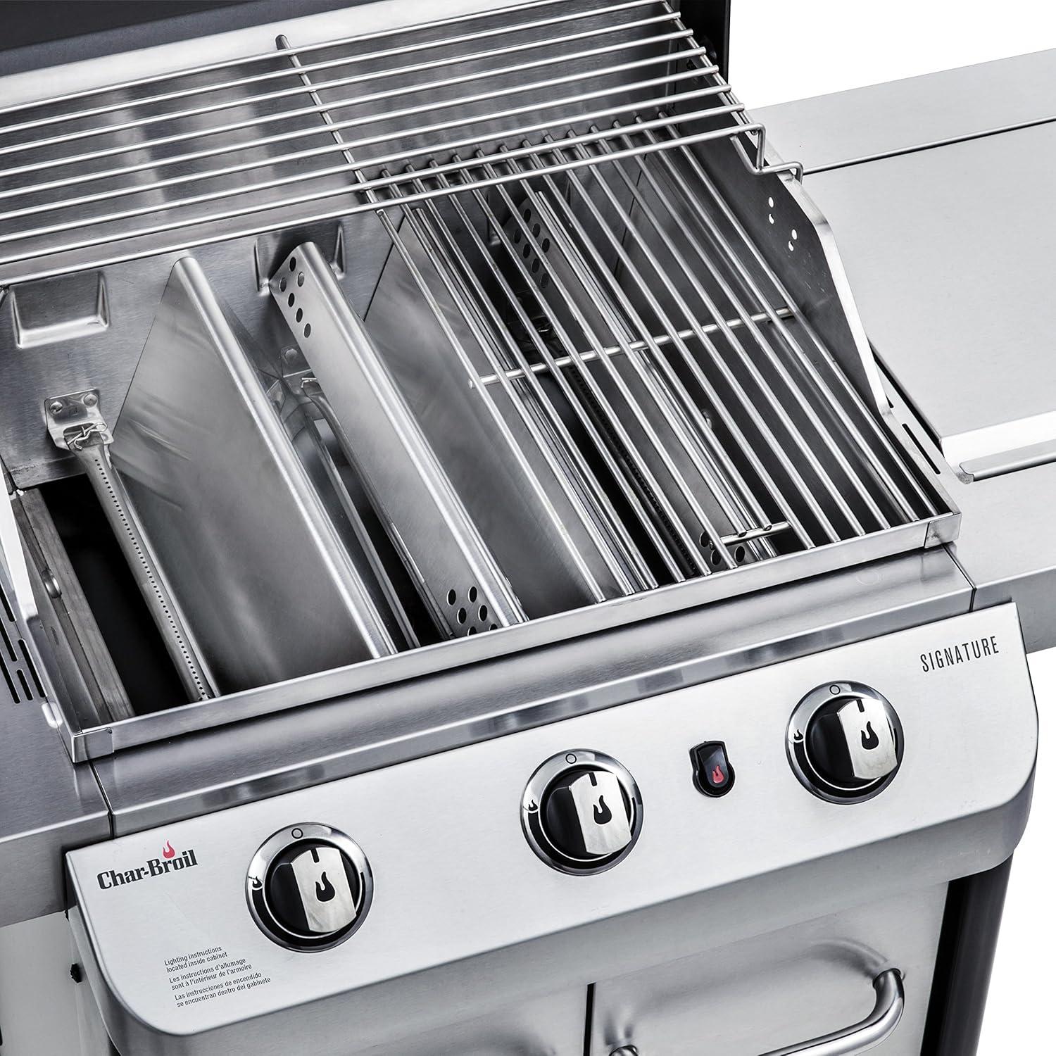 Char-Broil 3-Burner Propane Gas Grill with Cabinet