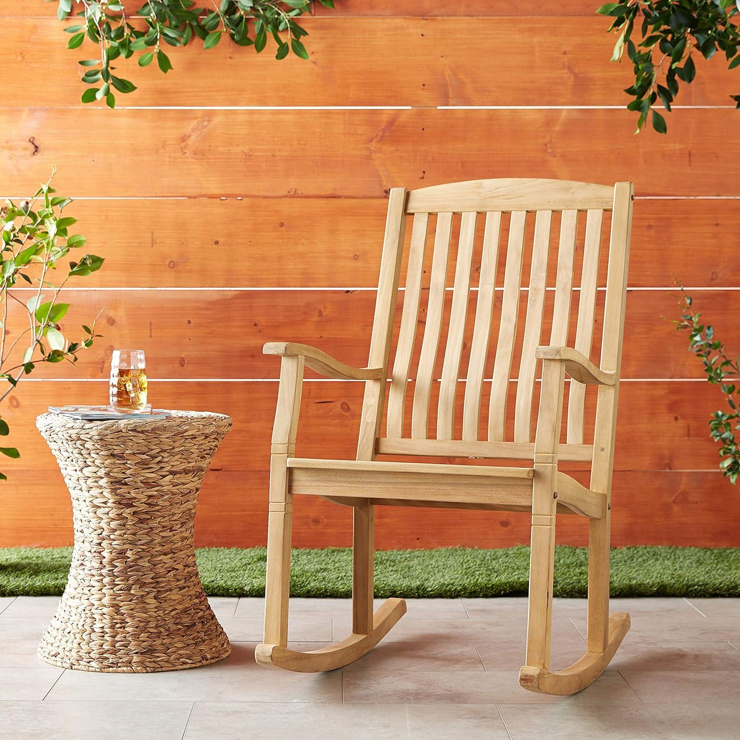 Solid Teak Wood Arie Outdoor Rocking Chair