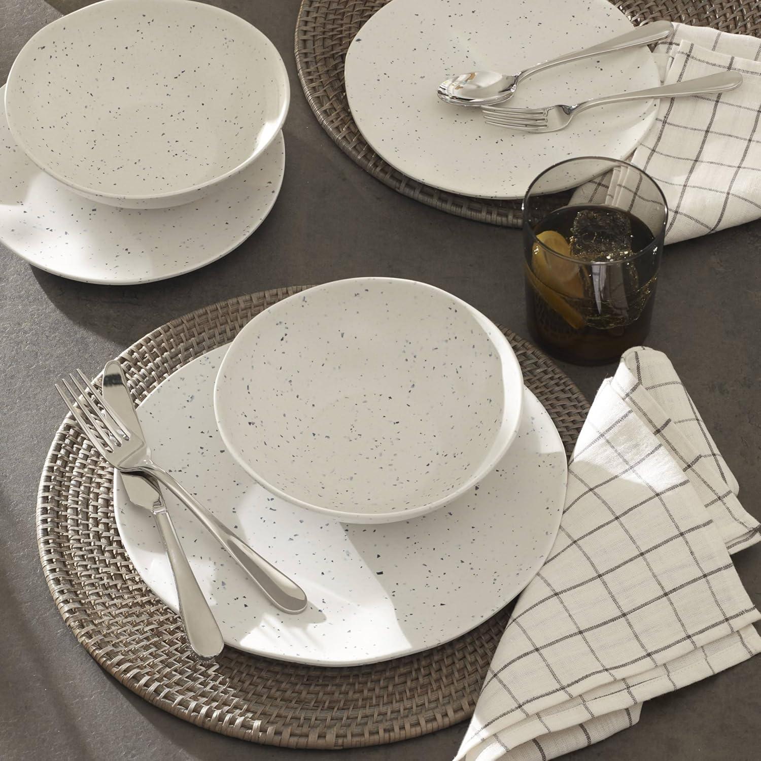 Oneida Terrazzo Melamine 12 Piece Dinnerware Set