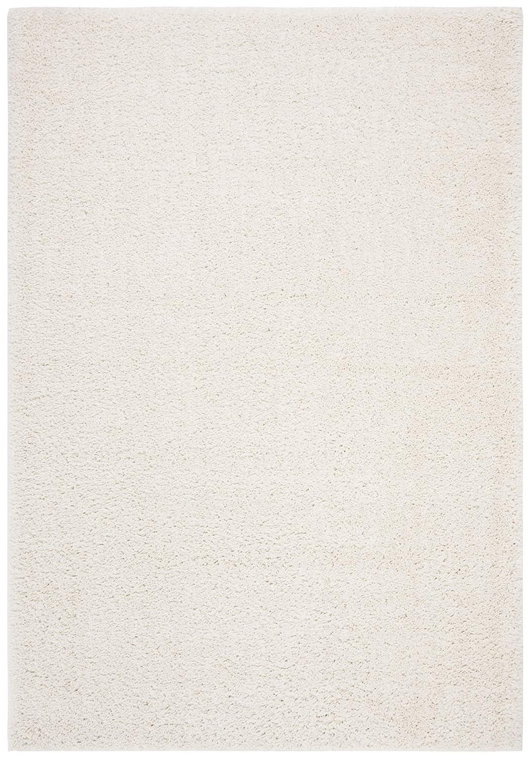 August Shag 900 AUG900 Power Loomed Indoor Area Rug - Ivory - 6'x9' - Safavieh