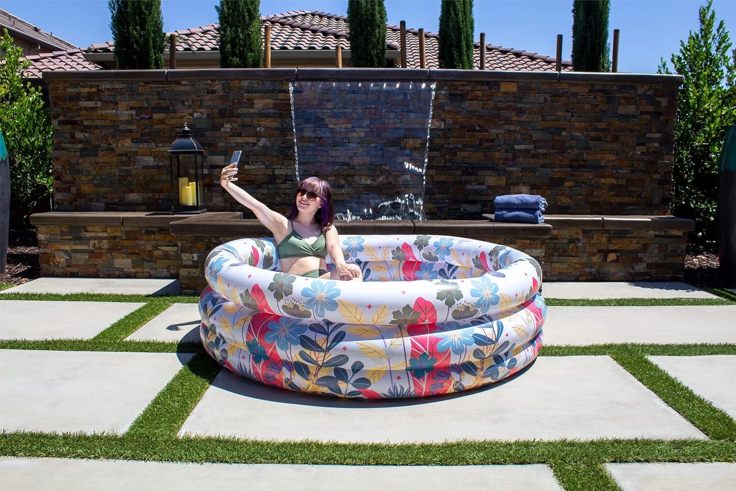 Poolmaster Summer Garden Inflatable Swimming Pool