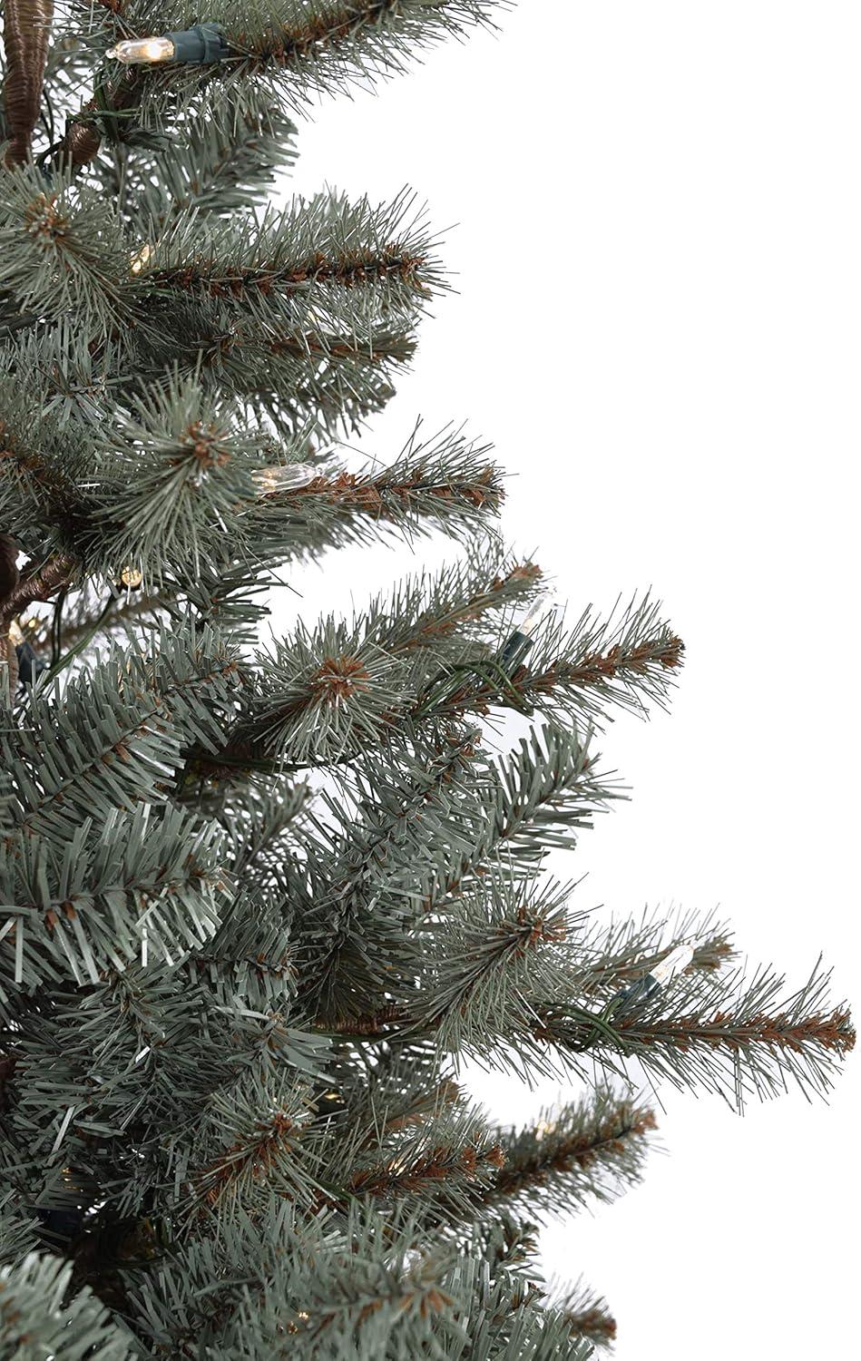 Carmel Pine 4' Lighted Fir Christmas Tree (Set of 2)