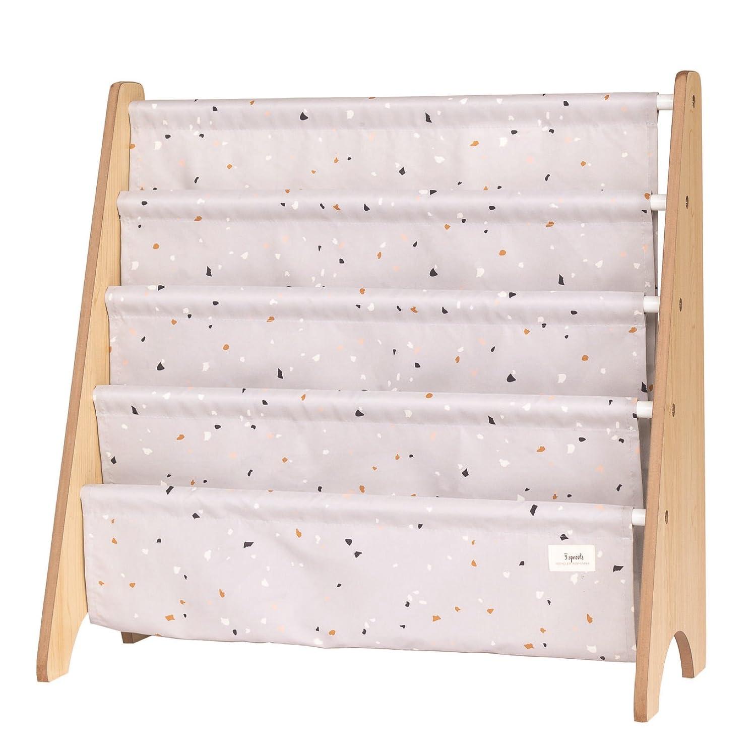 3 Sprouts - Book Shelf - Kids Book Rack Organizer  - Baby Room Bookcase