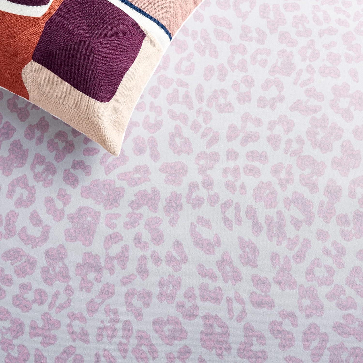 Faux Hide FAH505 Power Loomed Machine Washable Indoor Area Rug - Ivory/Pink - 5'x8' - Safavieh