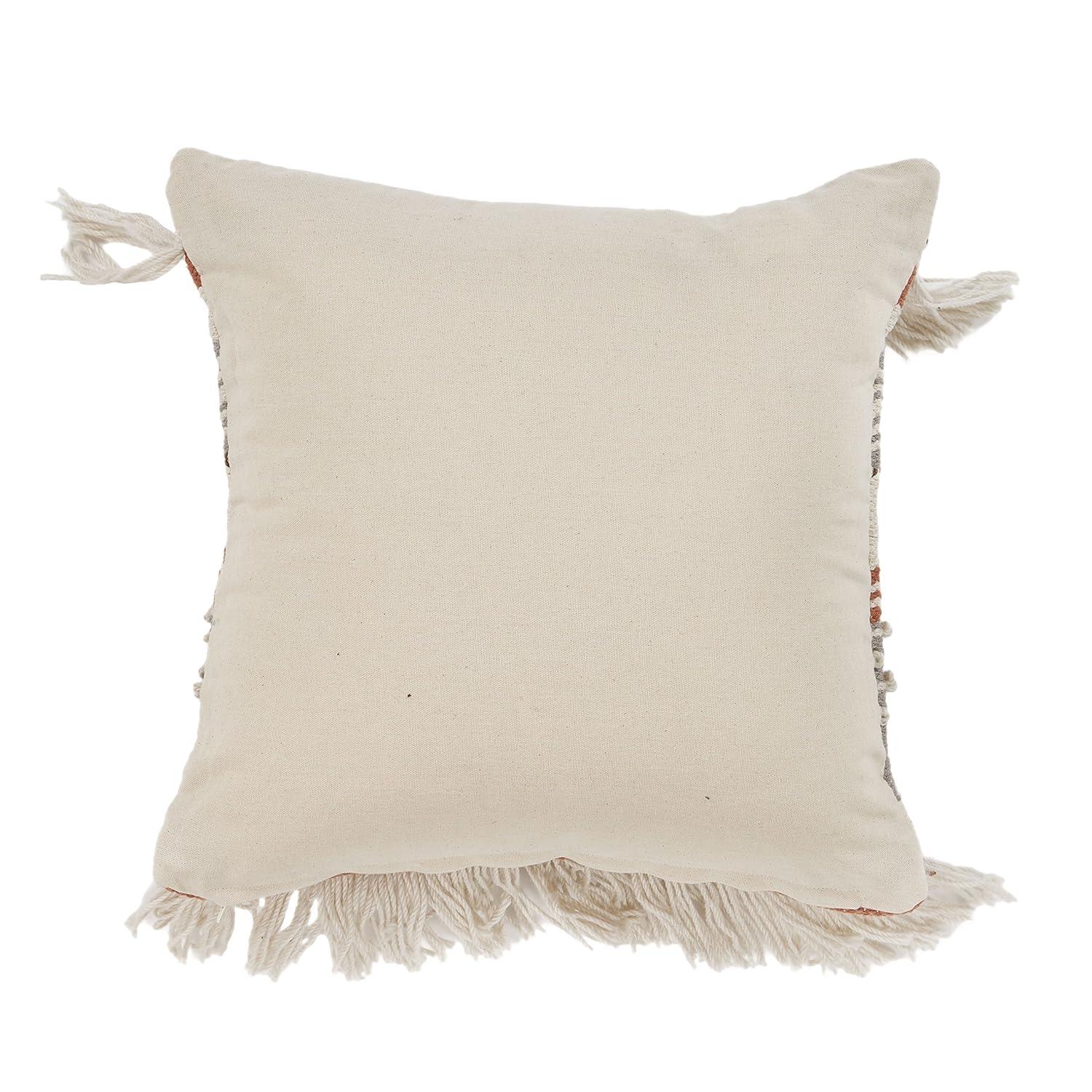 Rajani Home Analee Appliqued Cotton Throw Pillow