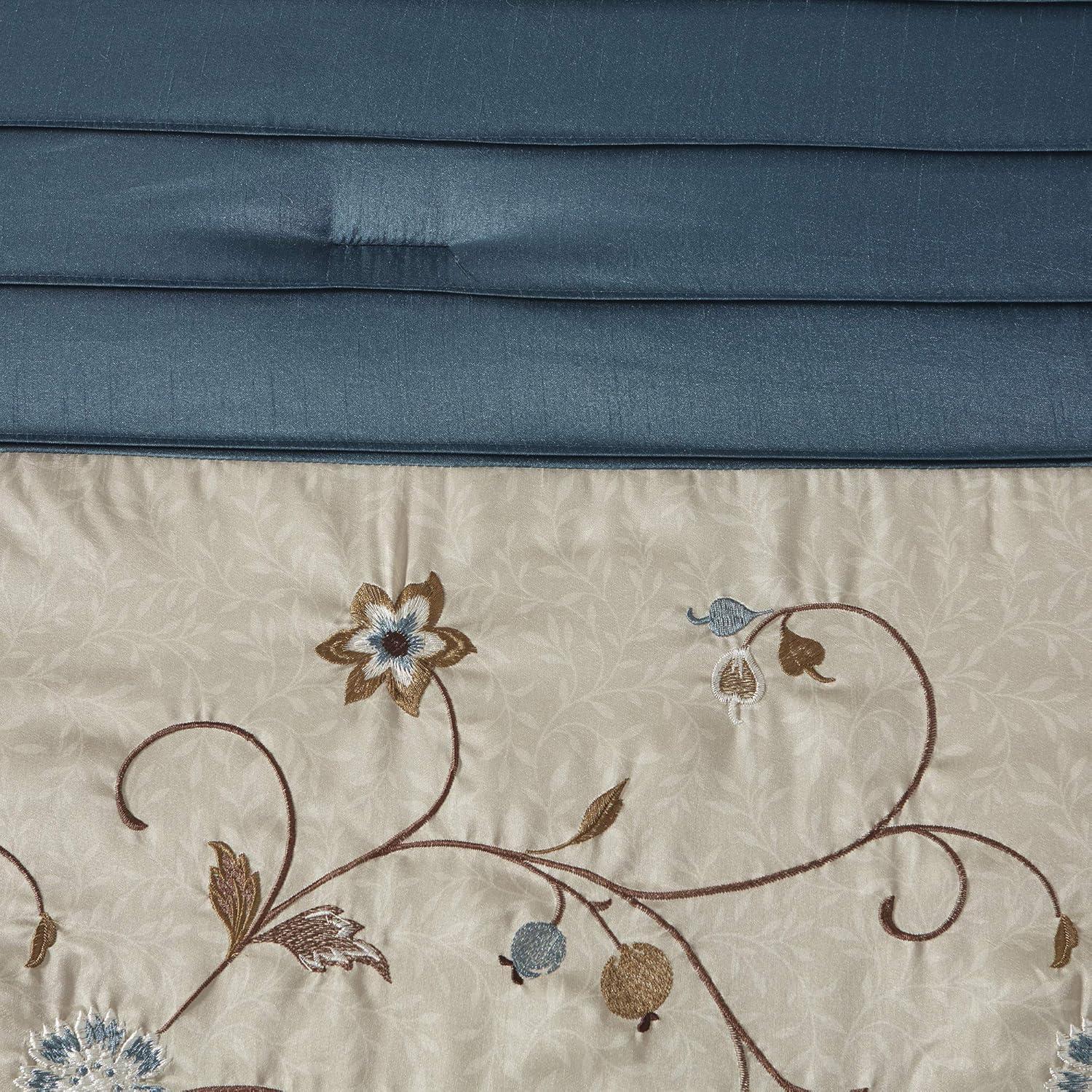 Serene Embroidered 7 Piece Comforter Set