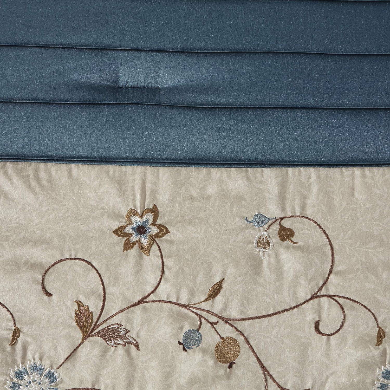 Madison Park Serene Embroidered 7 Piece Comforter Set