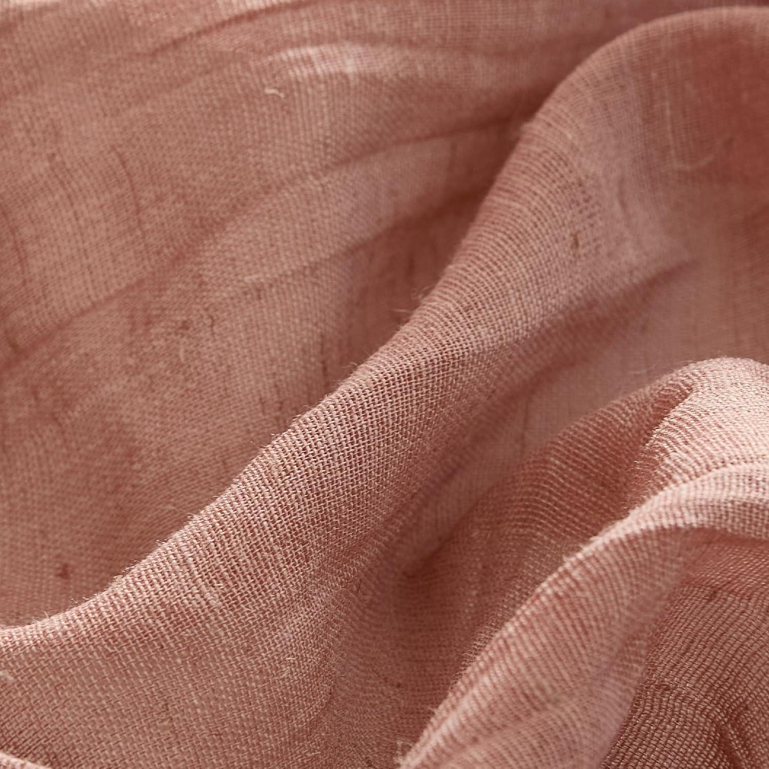 Solid Semi-Sheer Curtain Panels (Set of 2)