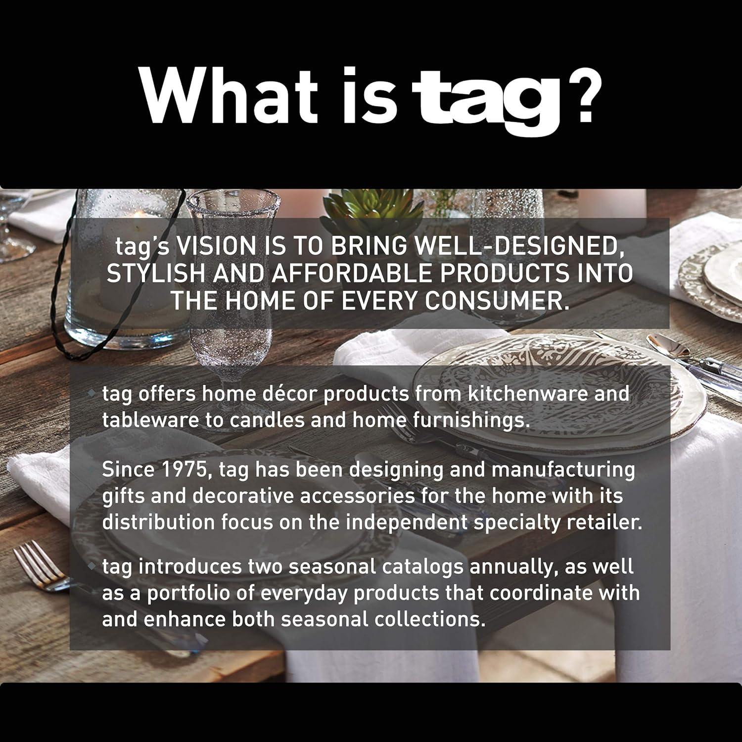 tagltd 17L in. x 10.75W in. Veranda Cracked Glaze Solid Wavy Edge Melamine Serving Platter Indoor Outdoor Rectangle White