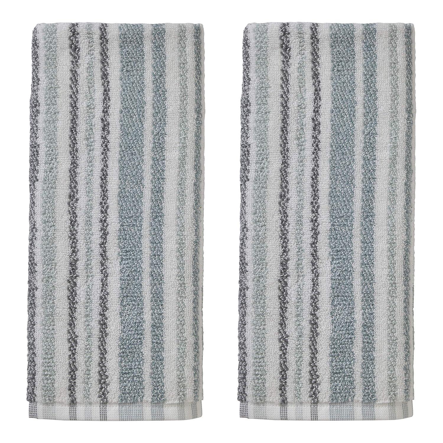 Gracie Oaks Gracie Oaks Farmhouse Stripe Hand Towel (2-Pack),Multi