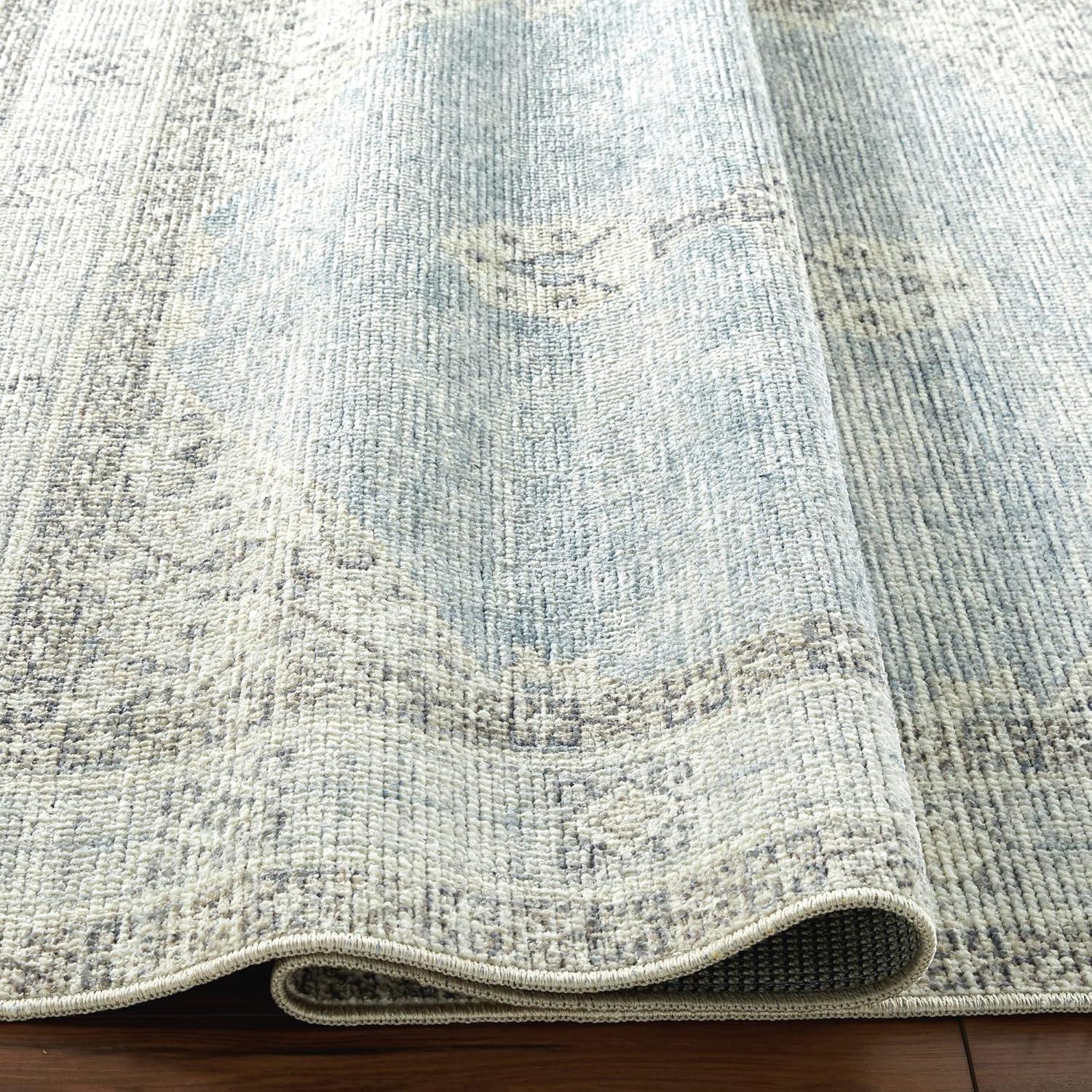 Becki Owens x Livabliss Lila Oriental Dusty Blue Area Rug