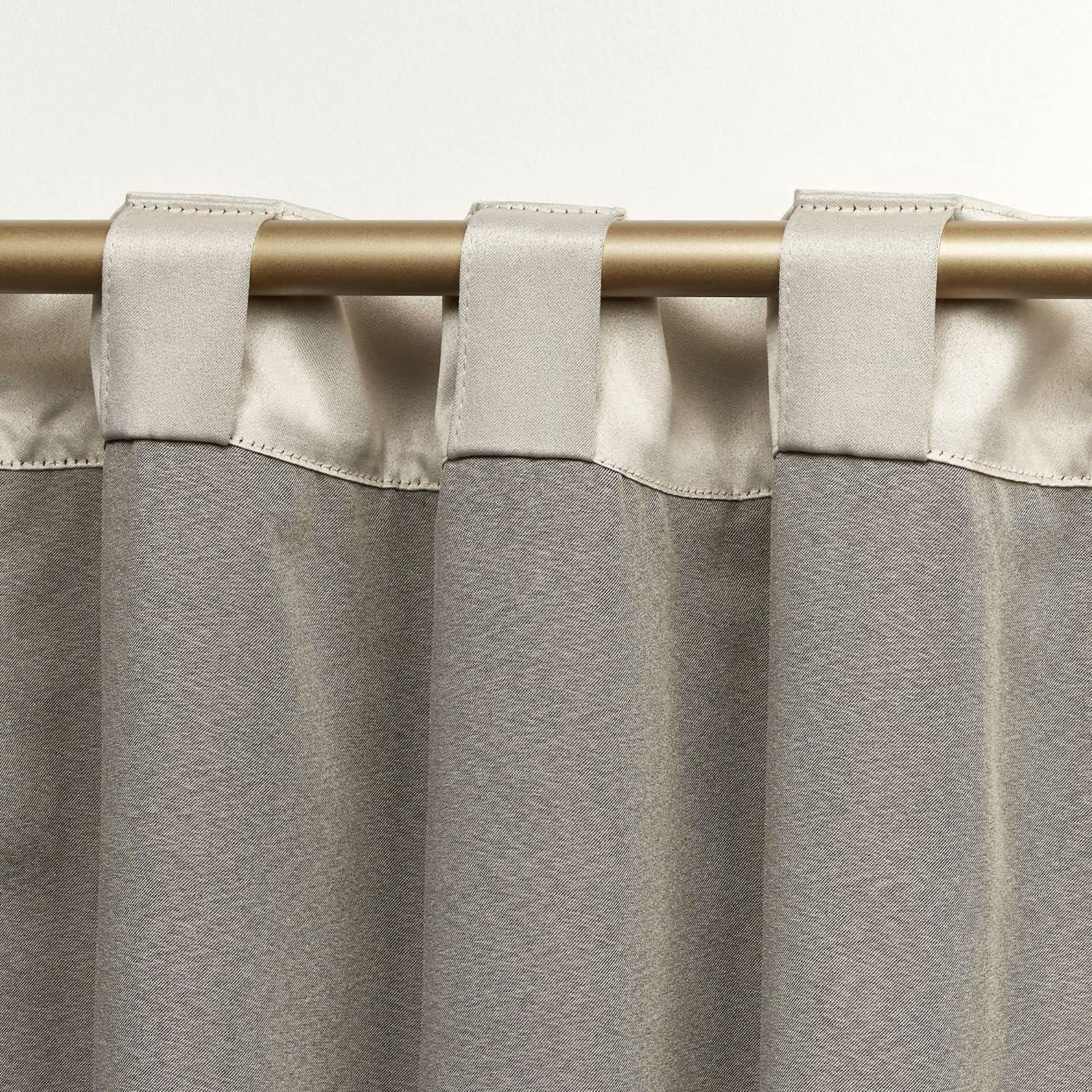 Exclusive Home Bliss Room Darkening Room Blackout Hidden Tab Top Curtain Panels