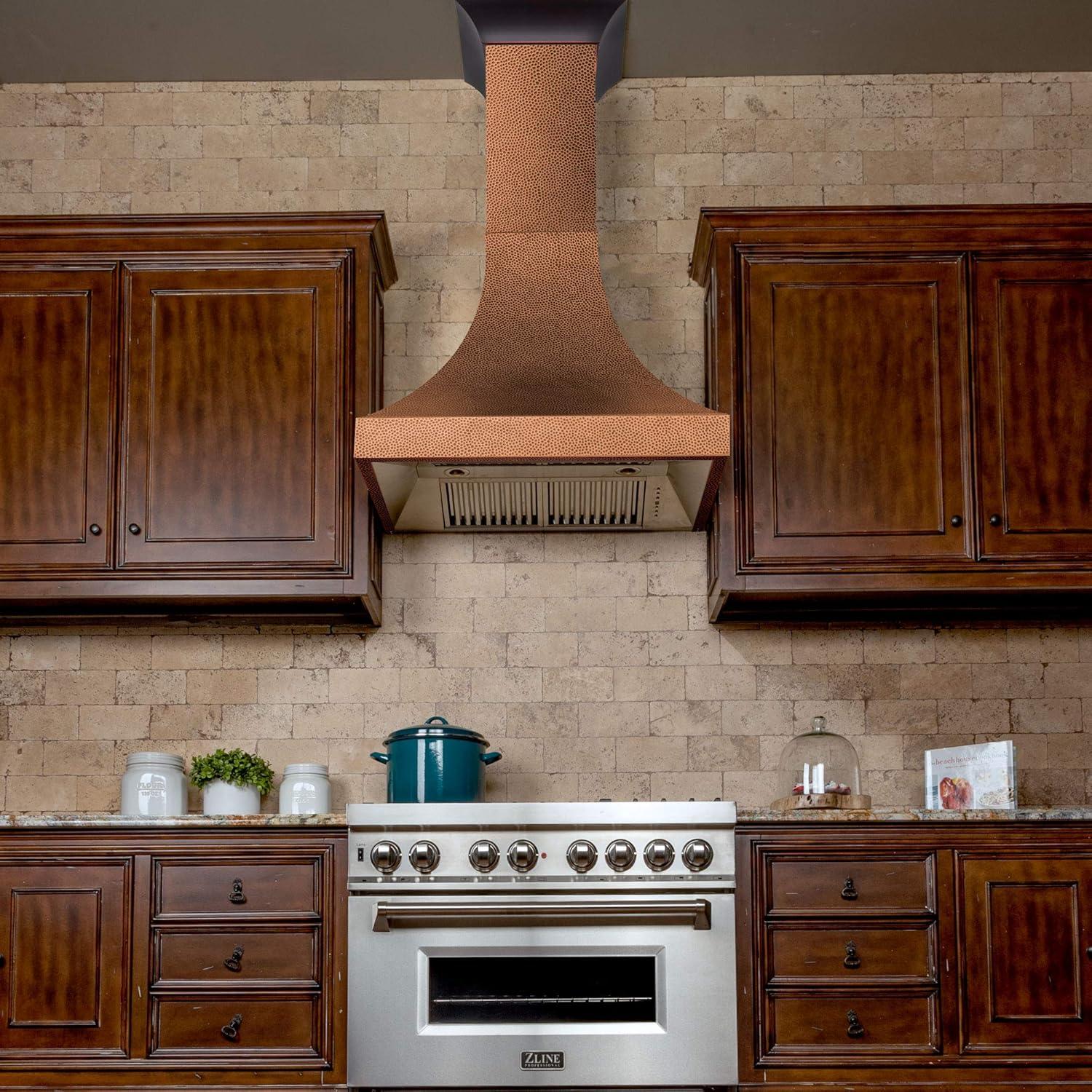 ZLINE 30" Designer Series Fingerprint Resistant Stainless Steel Ducted Wall Range Hood (8632S-30)