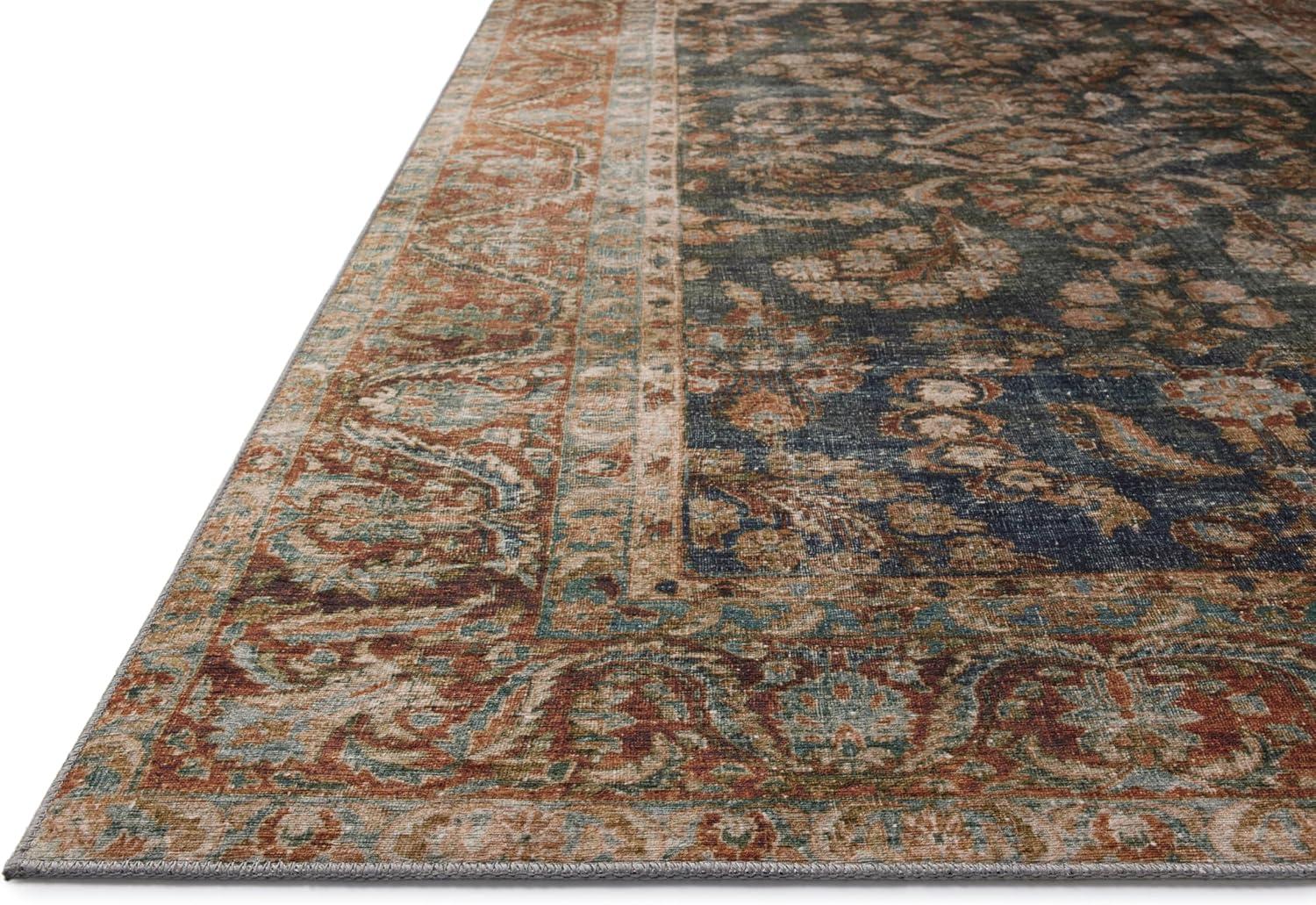 Chris Loves Julia x Loloi Jules Ocean / Spice Area Rug