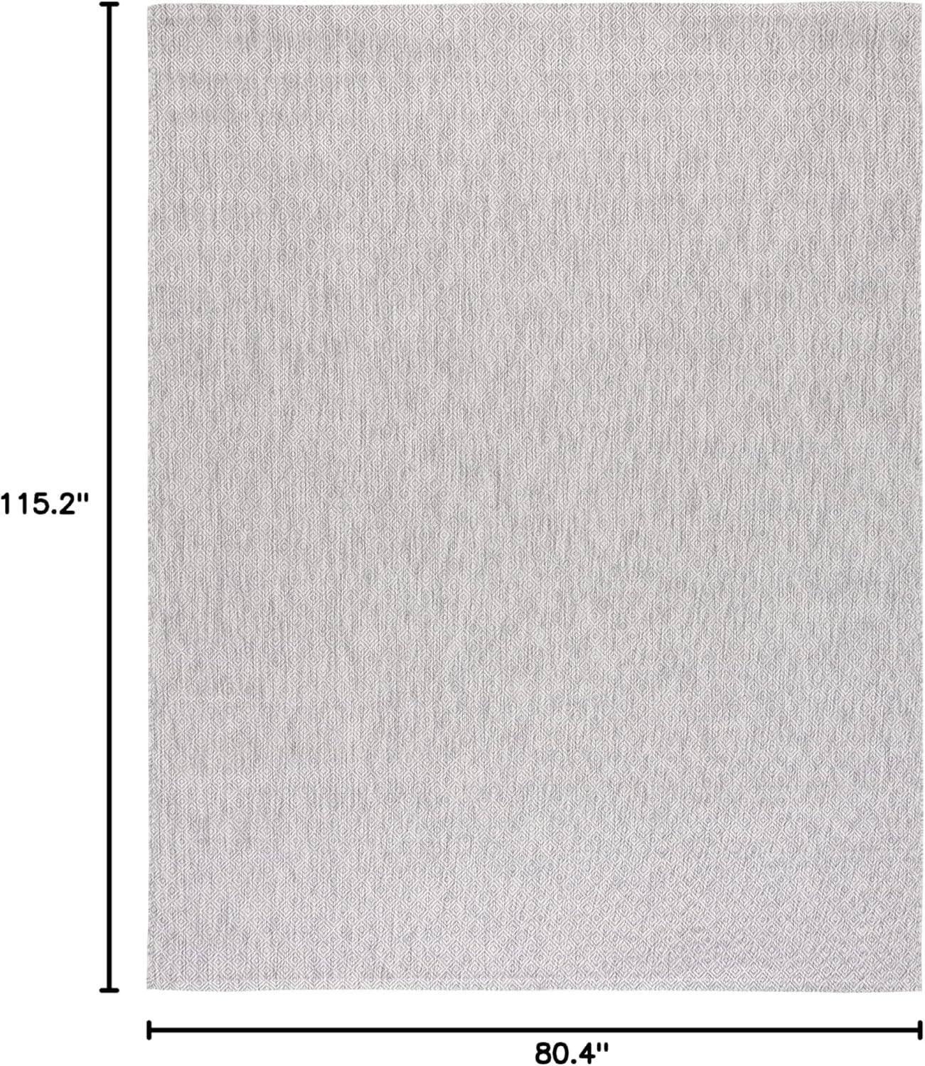 Geometric Gray Indoor/Outdoor Area Rug