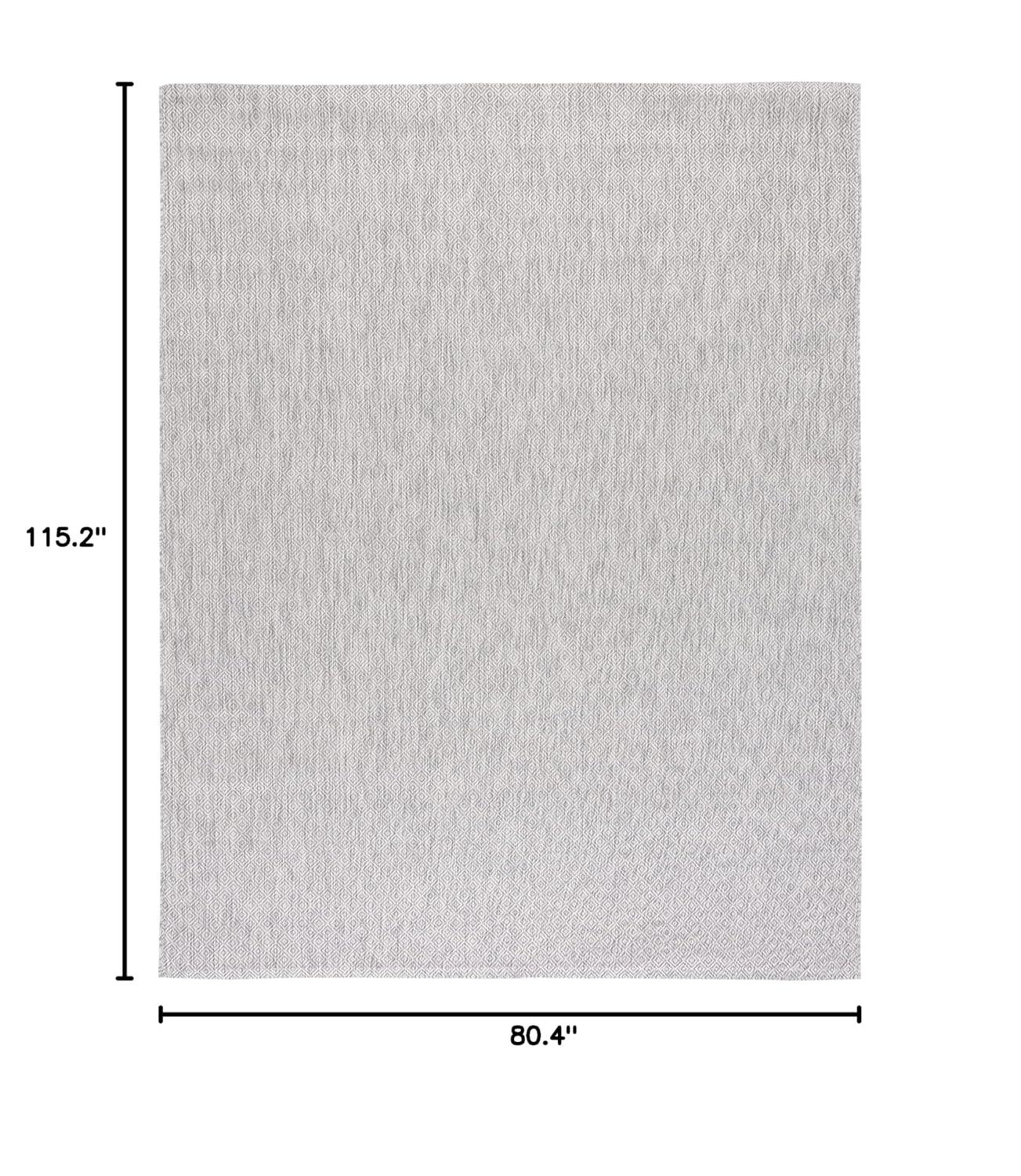 Geometric Gray Indoor/Outdoor Area Rug