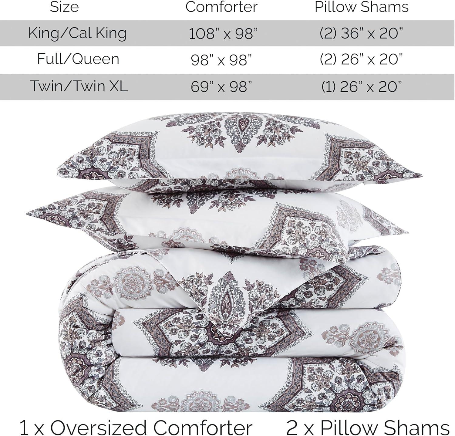 Infinity Printed Comforter Set by SouthShore Fine Linens