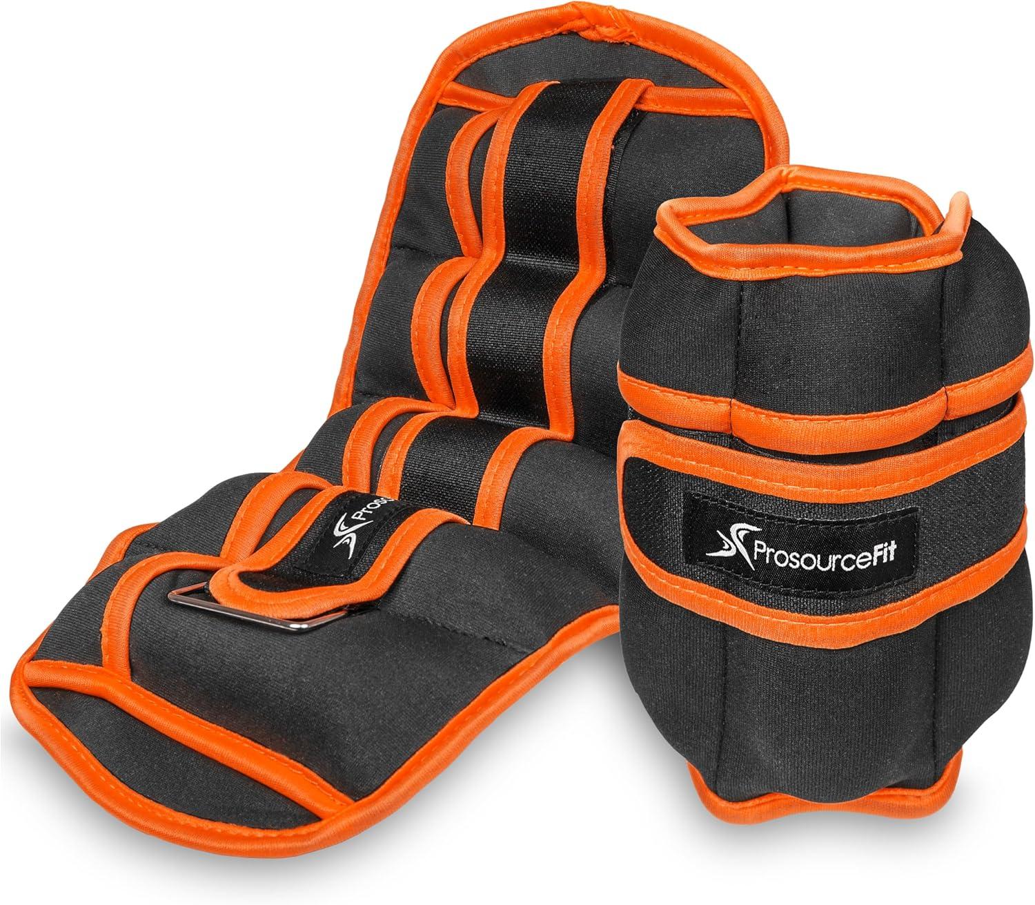 ProsourceFit Adjustable Ankle Weight Set of 2-15 lb, 10 lb, & 7 lb