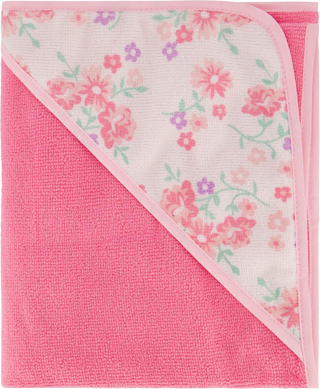 3 Pack Cudlie Baby Buttons & Stitches Hooded Bath Towels - Bless This Baby Print