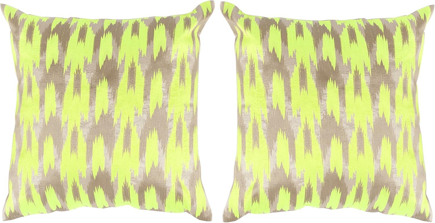 Feather Reversible Throw Pillow