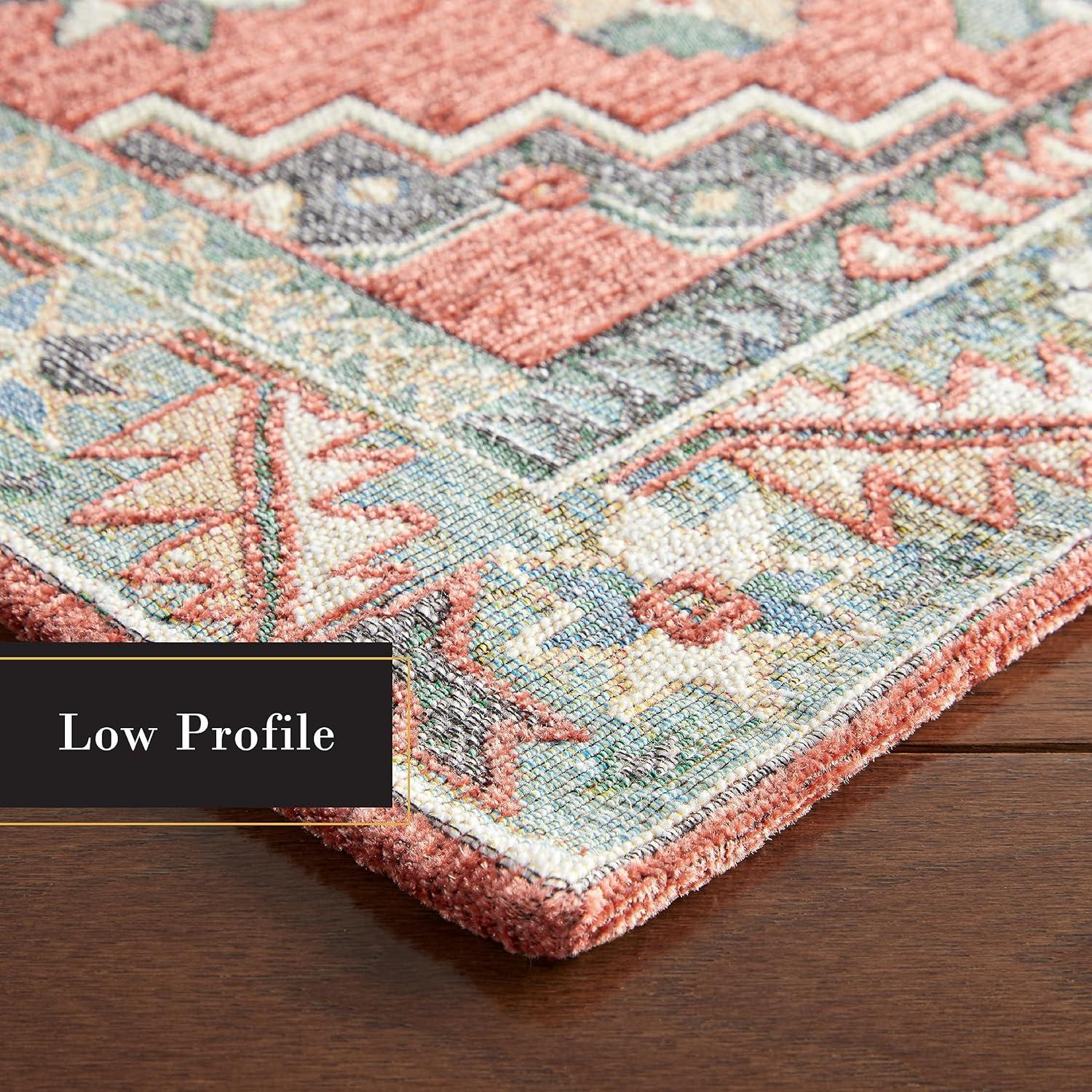 Town & Country Living TOWN & COUNTRY LUXE Livie Forever Vintage Everwash Washable Multi-Use, Non-Slip Kitchen Runner