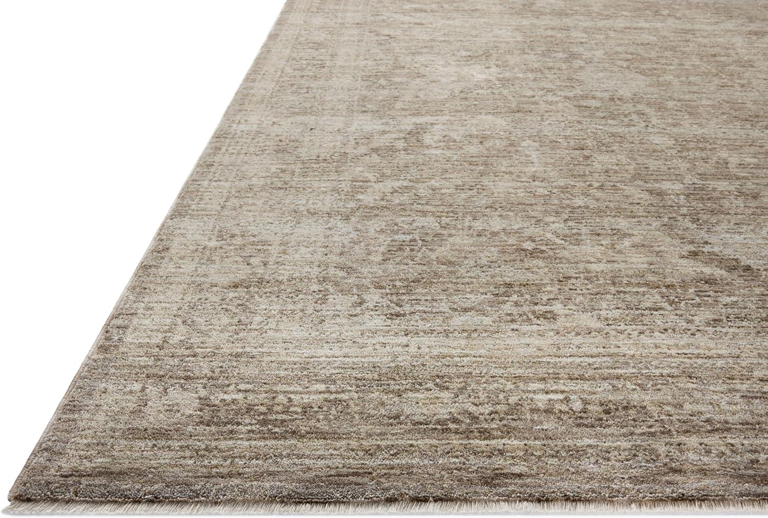 Tabitha Taupe and Pebble Synthetic Runner Rug 2'-7" x 8'-0"