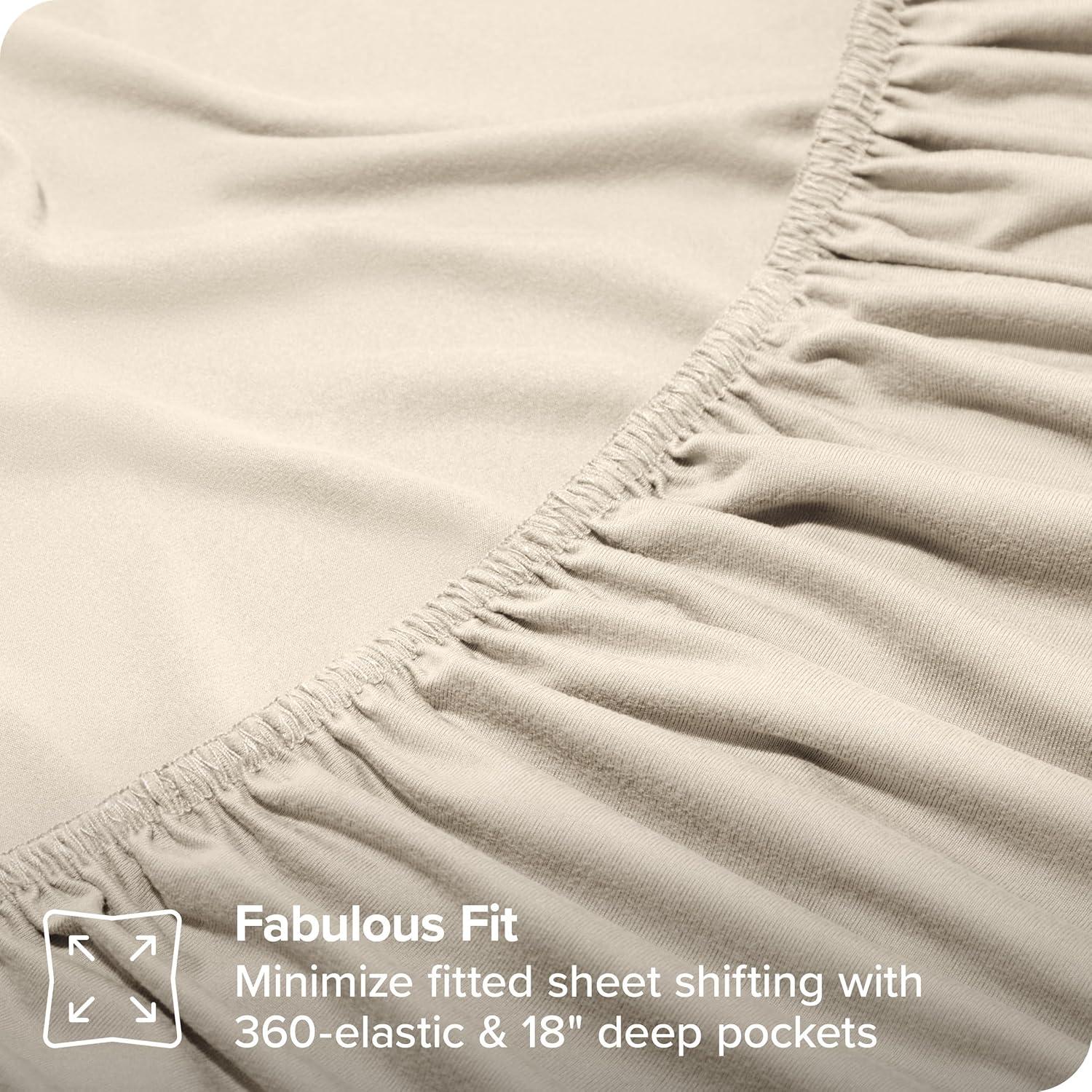 Bare Home Microfiber Stretch Sheet Set