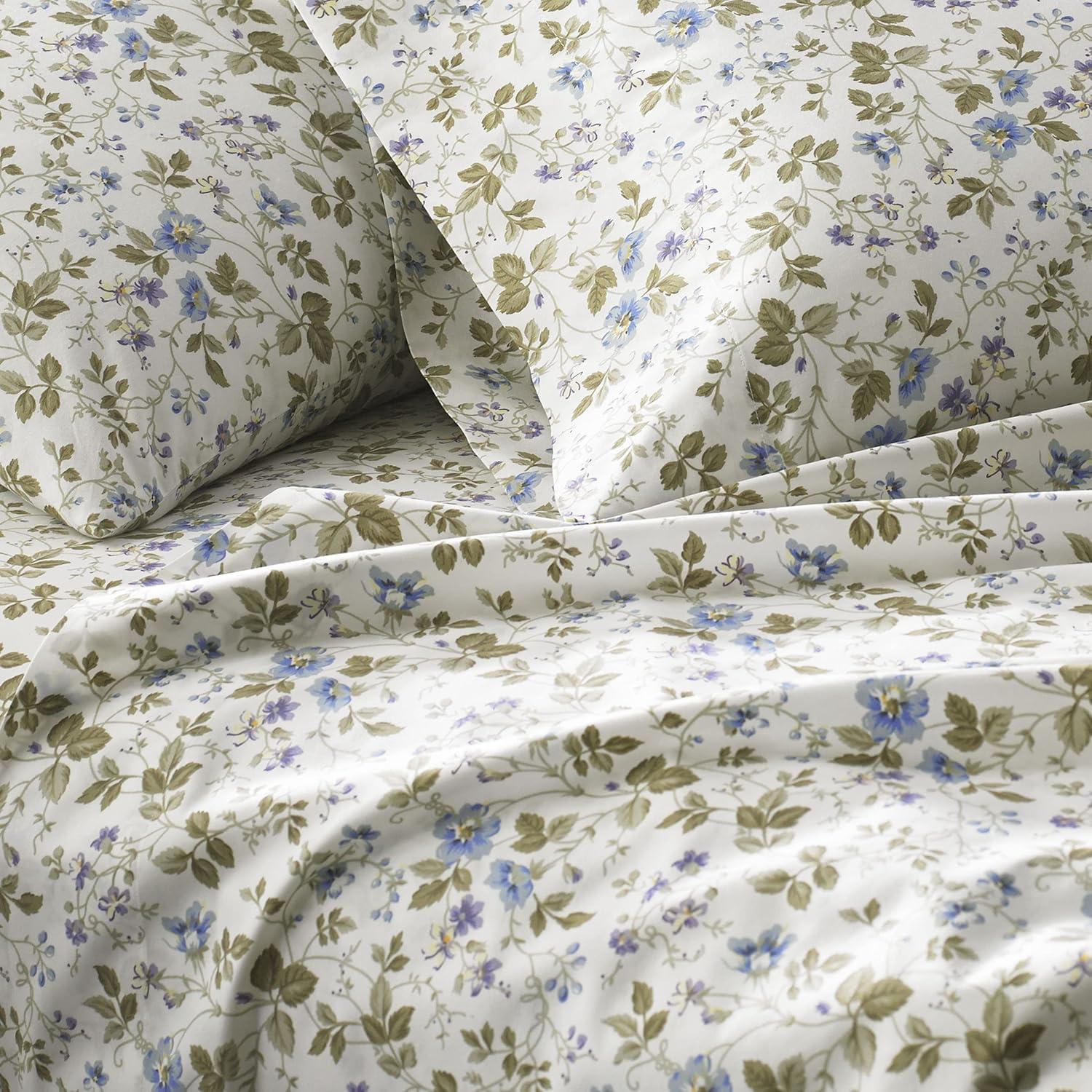 Laura Ashley Laura Ashley Sateen Cotton Printed Sheet Sets