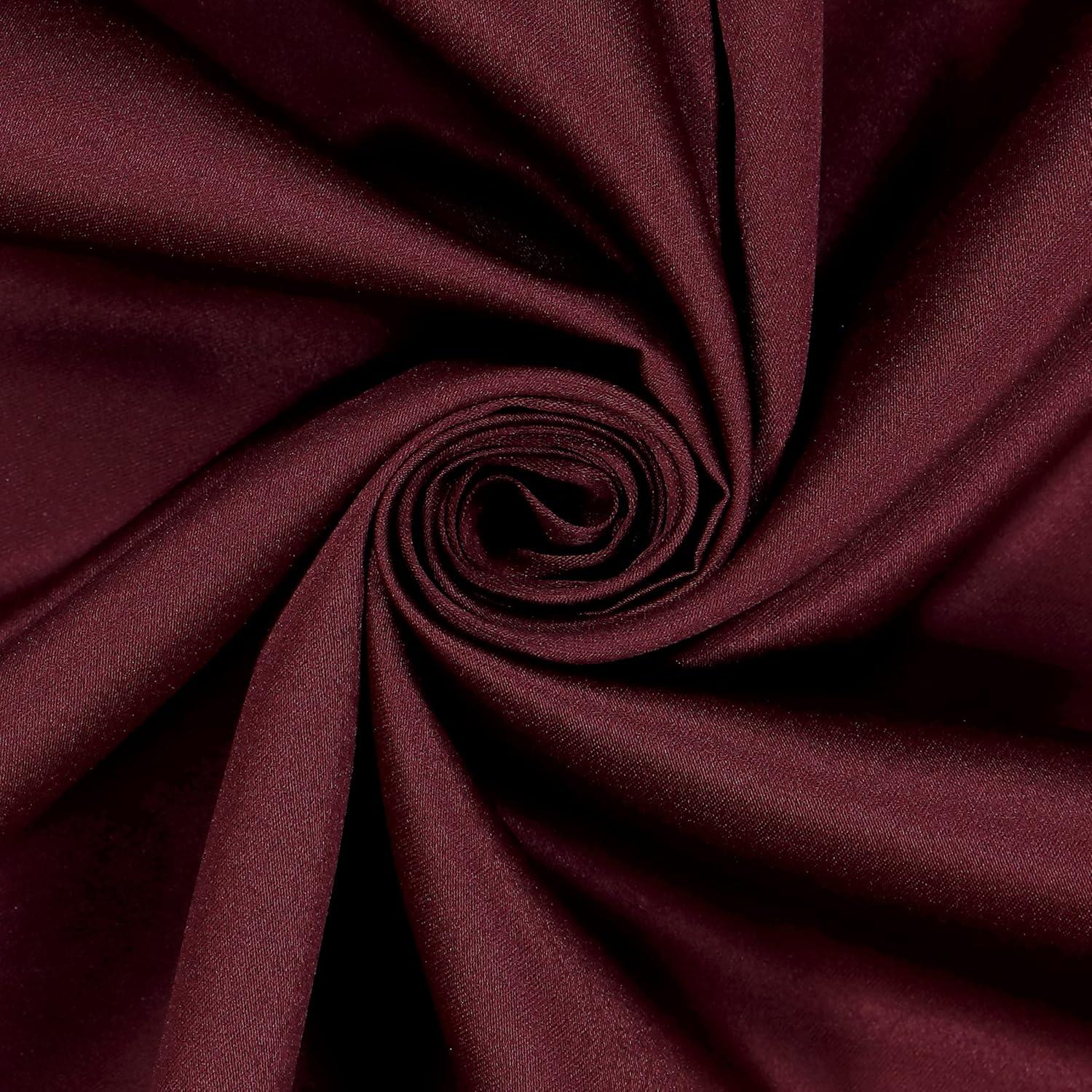 Eclipse Tricia Solid Curtain Panel, Room Darkening Rod Pocket Curtain Thermapanel (1 Panel)