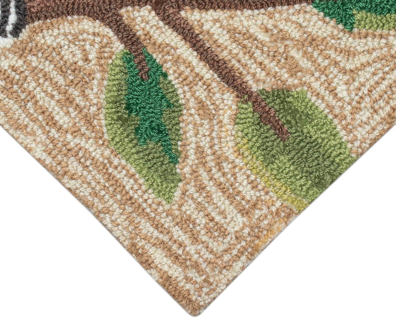 Liora Manne Frontporch Birds Indoor/Outdoor Rug Neutral 2'6" x 4'