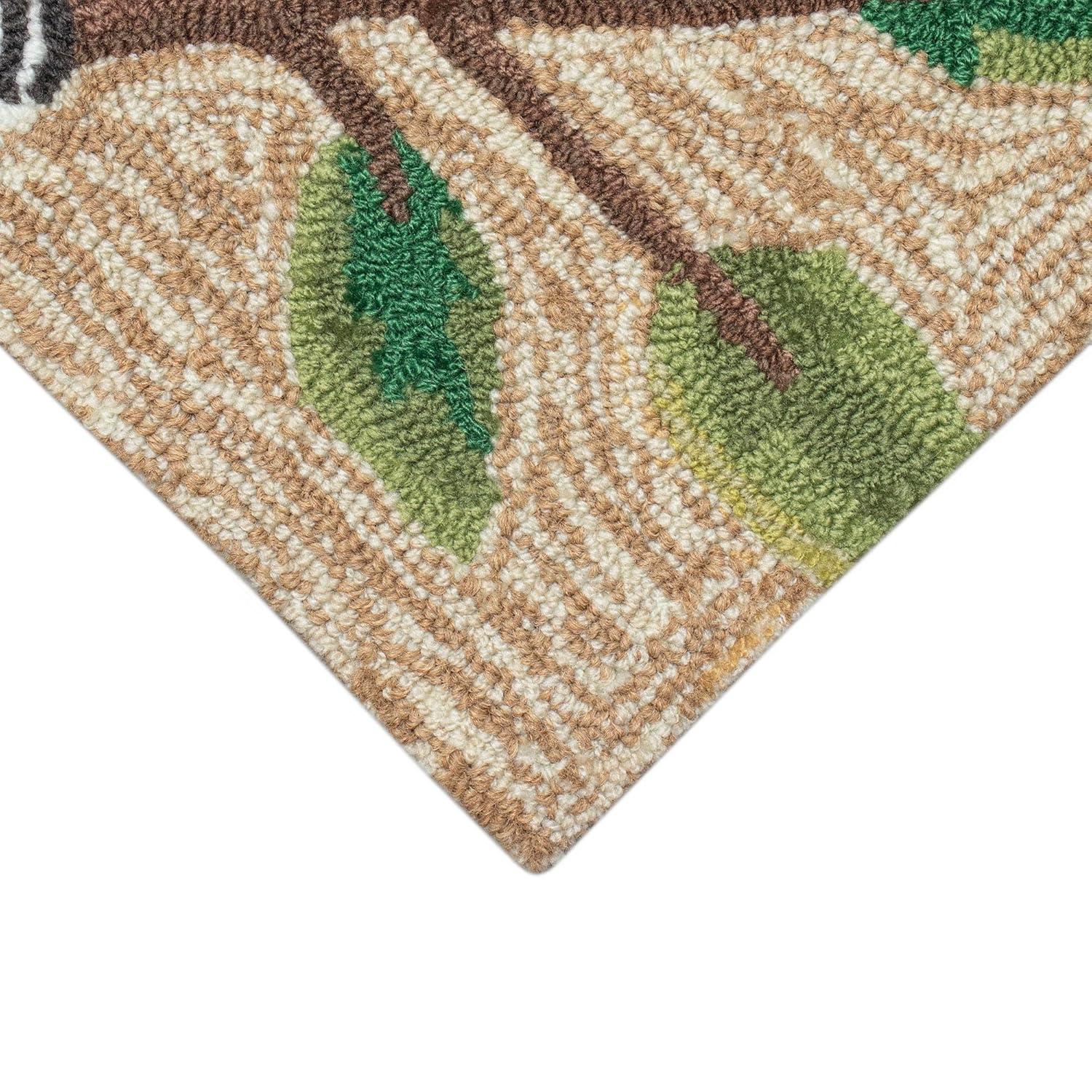 Liora Manne Frontporch Birds Indoor/Outdoor Rug Neutral 2'6" x 4'