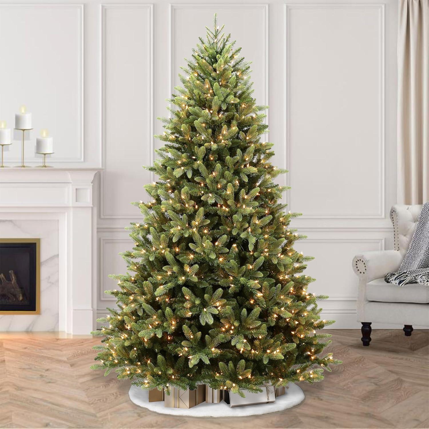 Puleo International 7.5 ft. Westford Spruce Pre-Lit Christmas Tree