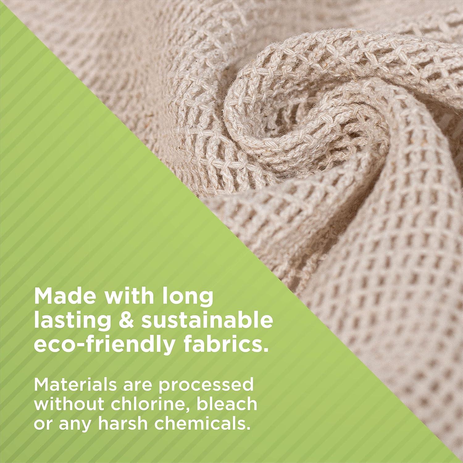 Bean Products Skin-Friendly Washcloths for Bathroom and Kitchen Fast-Drying Wash Cloths for Effective Cleaning