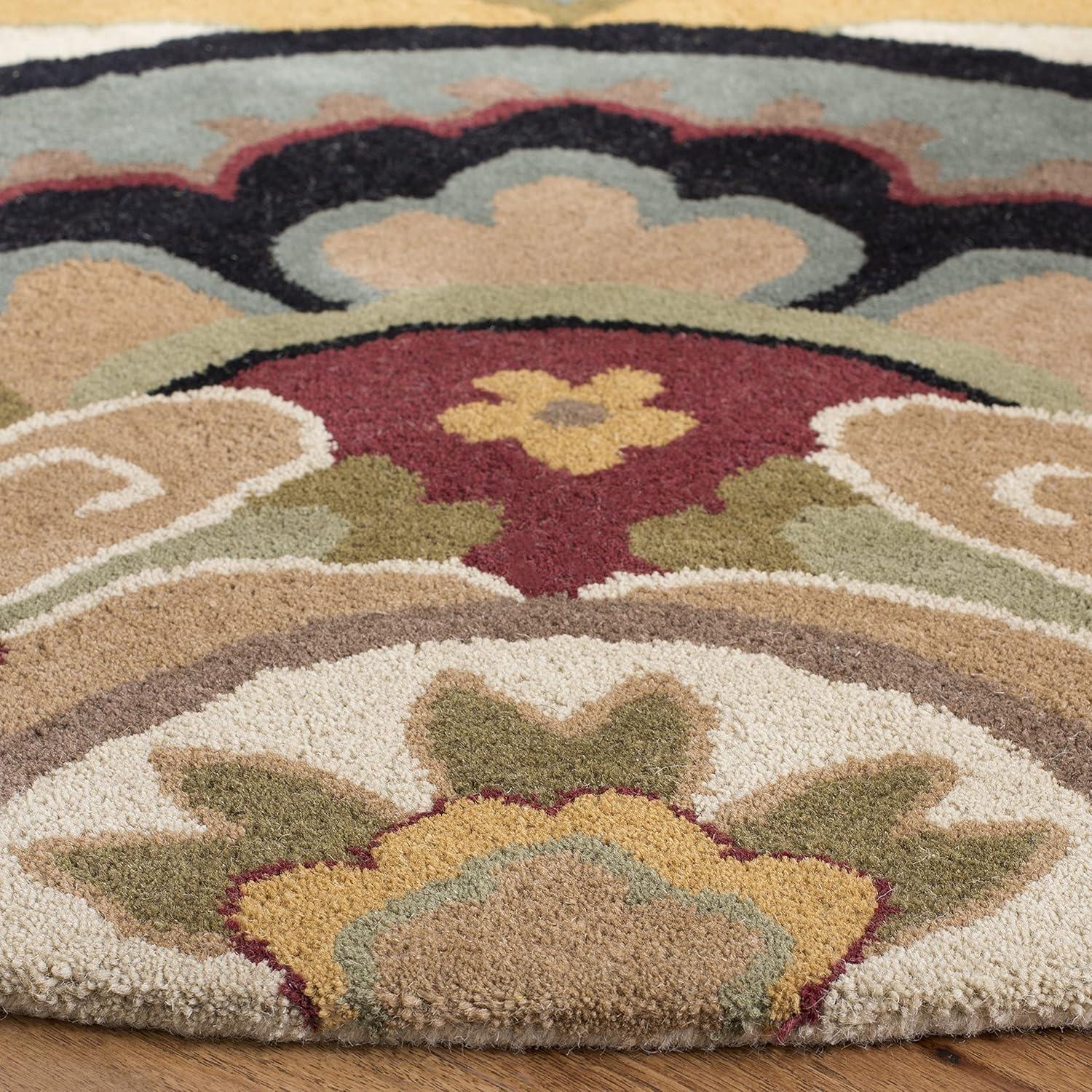 Soho SOH701 Hand Tufted Indoor Area Rug - Ivory/Multi - 6'x9' - Safavieh