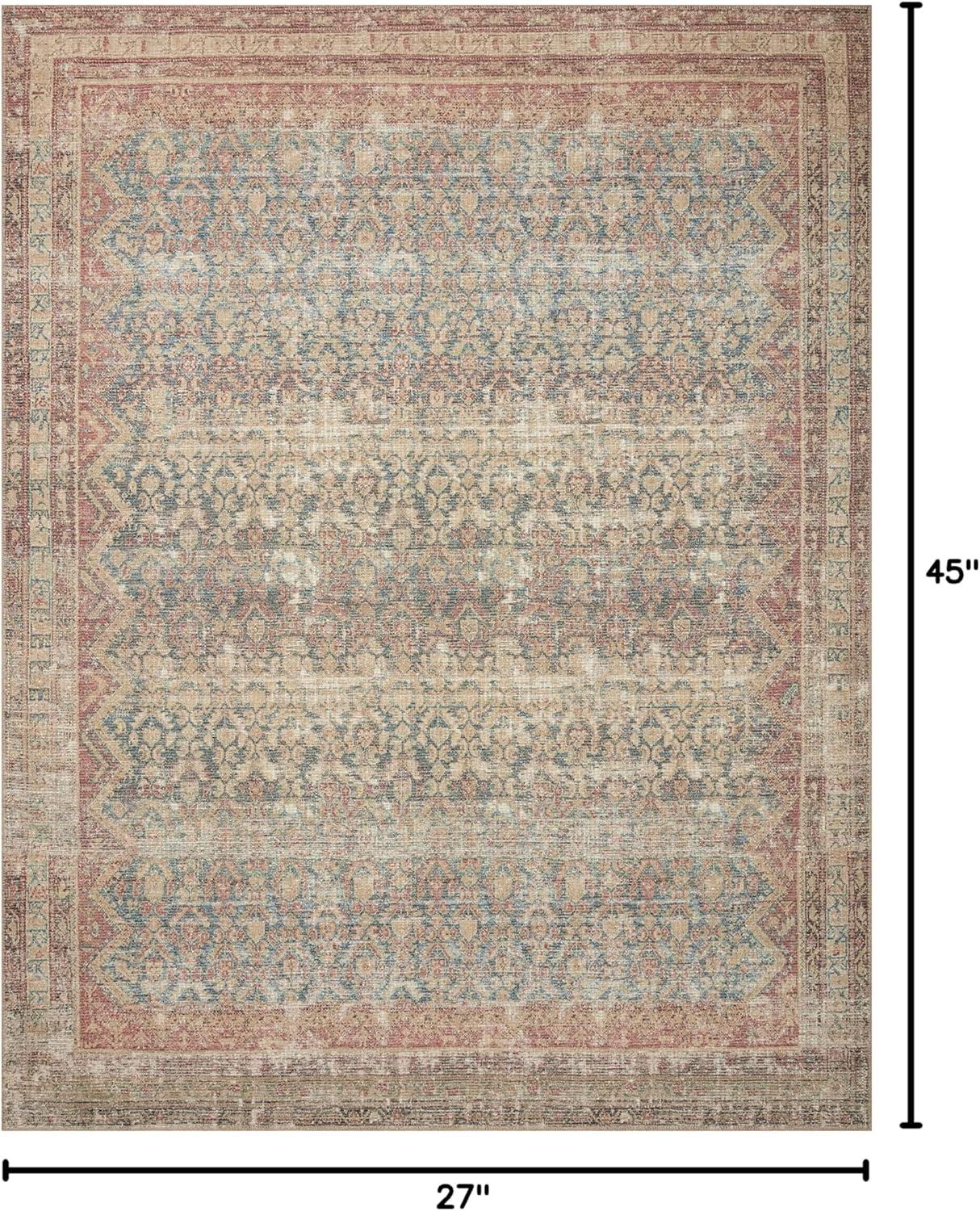 Angela Rose x Loloi Aubrey Ocean / Spice Area Rug