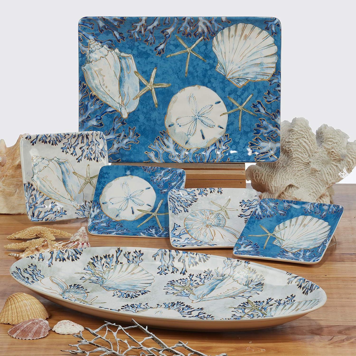 Certified International Playa Shells Set Of 4 Soup Bowl
