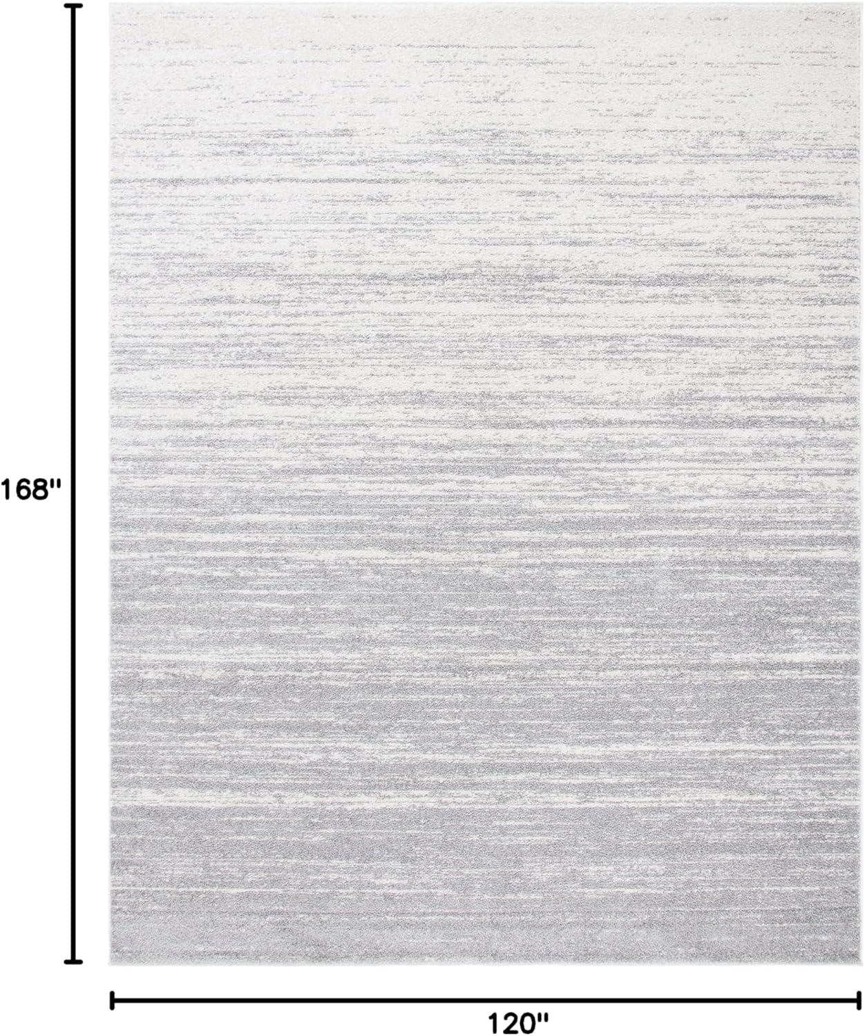 SAFAVIEH Adirondack Esmond Abstract Area Rug, Light Grey/Grey, 10' x 14'