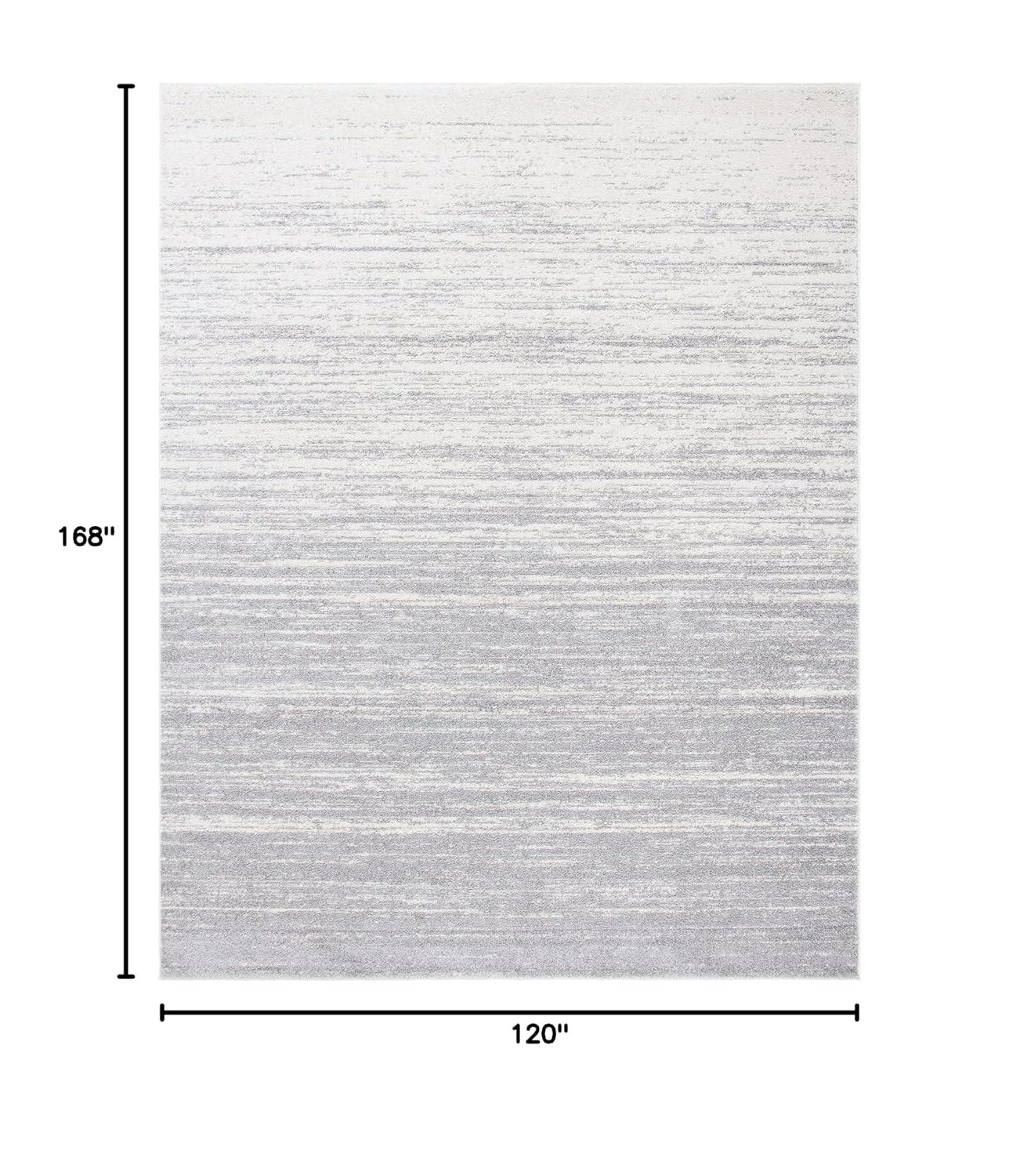 SAFAVIEH Adirondack Esmond Abstract Area Rug, Light Grey/Grey, 10' x 14'