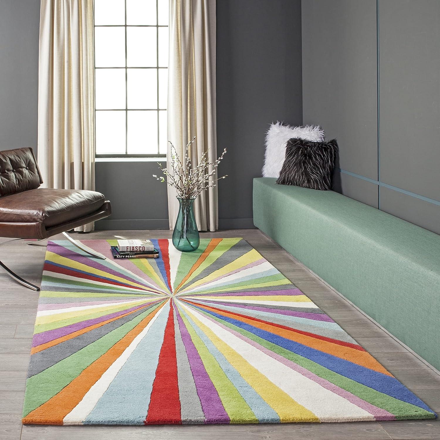 Delhi Harrington Stripe Tufted Accent Rug - Momeni