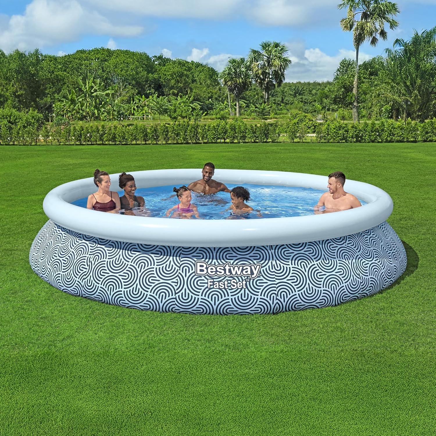 Bestway Plastic Round Inflatable Pool H x W x L