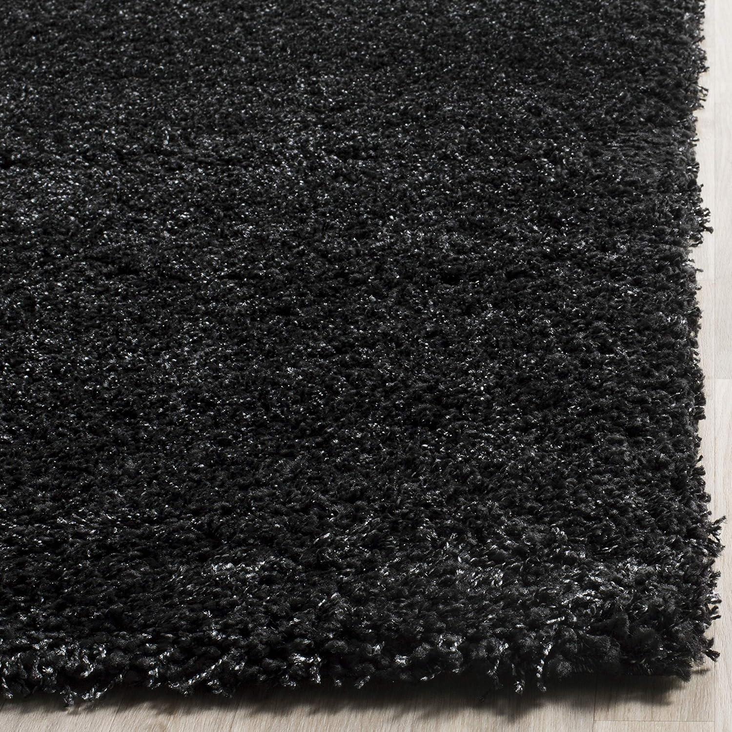 Shag SG151 Power Loomed Indoor Runner Rug - Beige - 2'3"x17' - Safavieh.