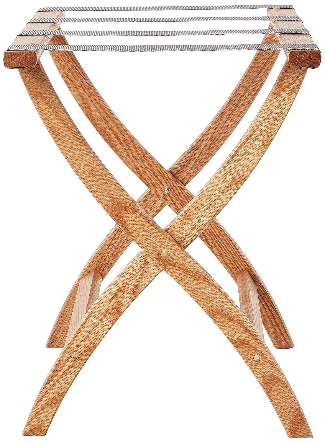 Folding Oak,Wood Luggage Rack