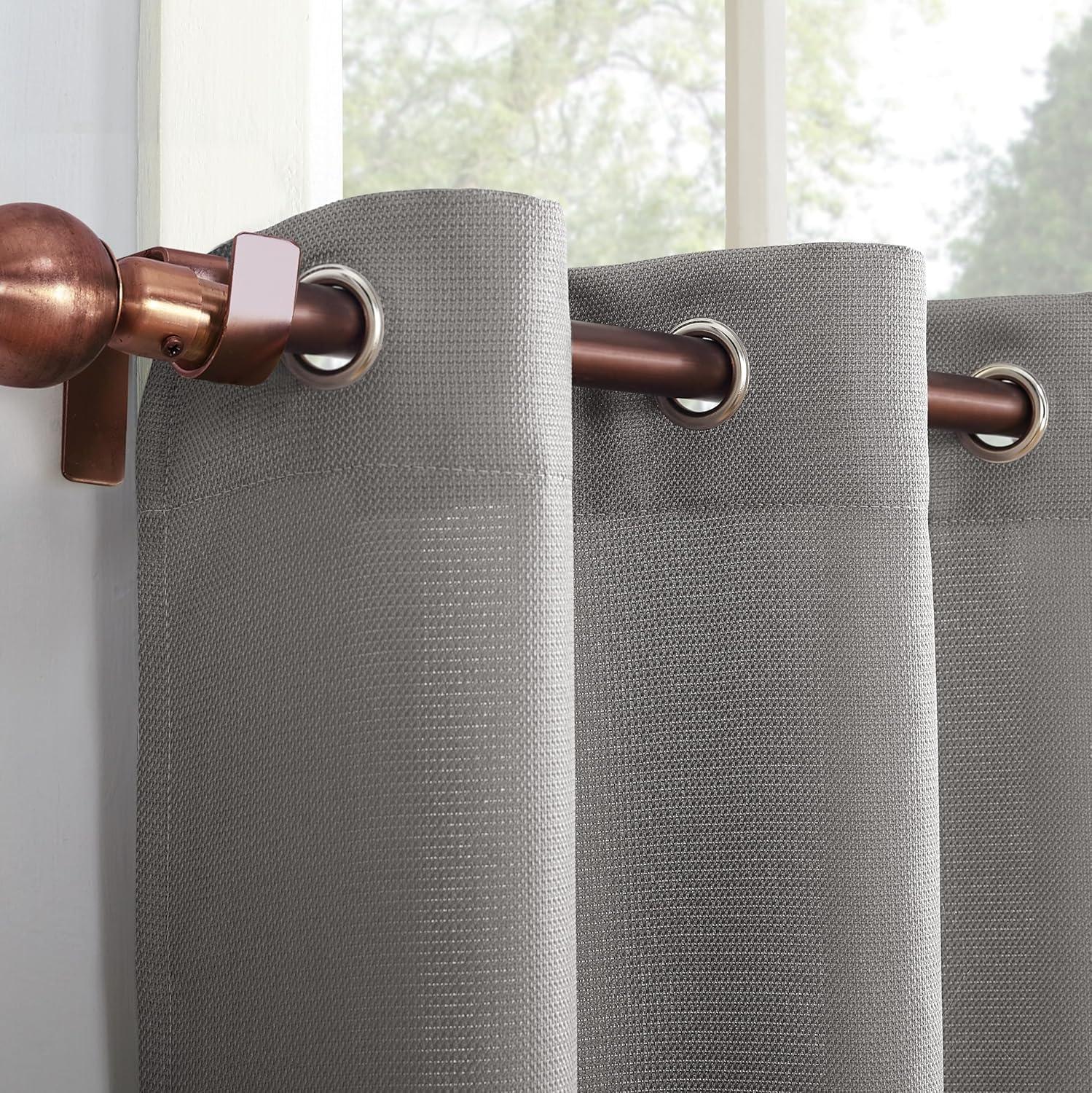 No. 918 Montego Window Curtain Valance/Kitchen Curtains, Set of 2, 56" x 24"